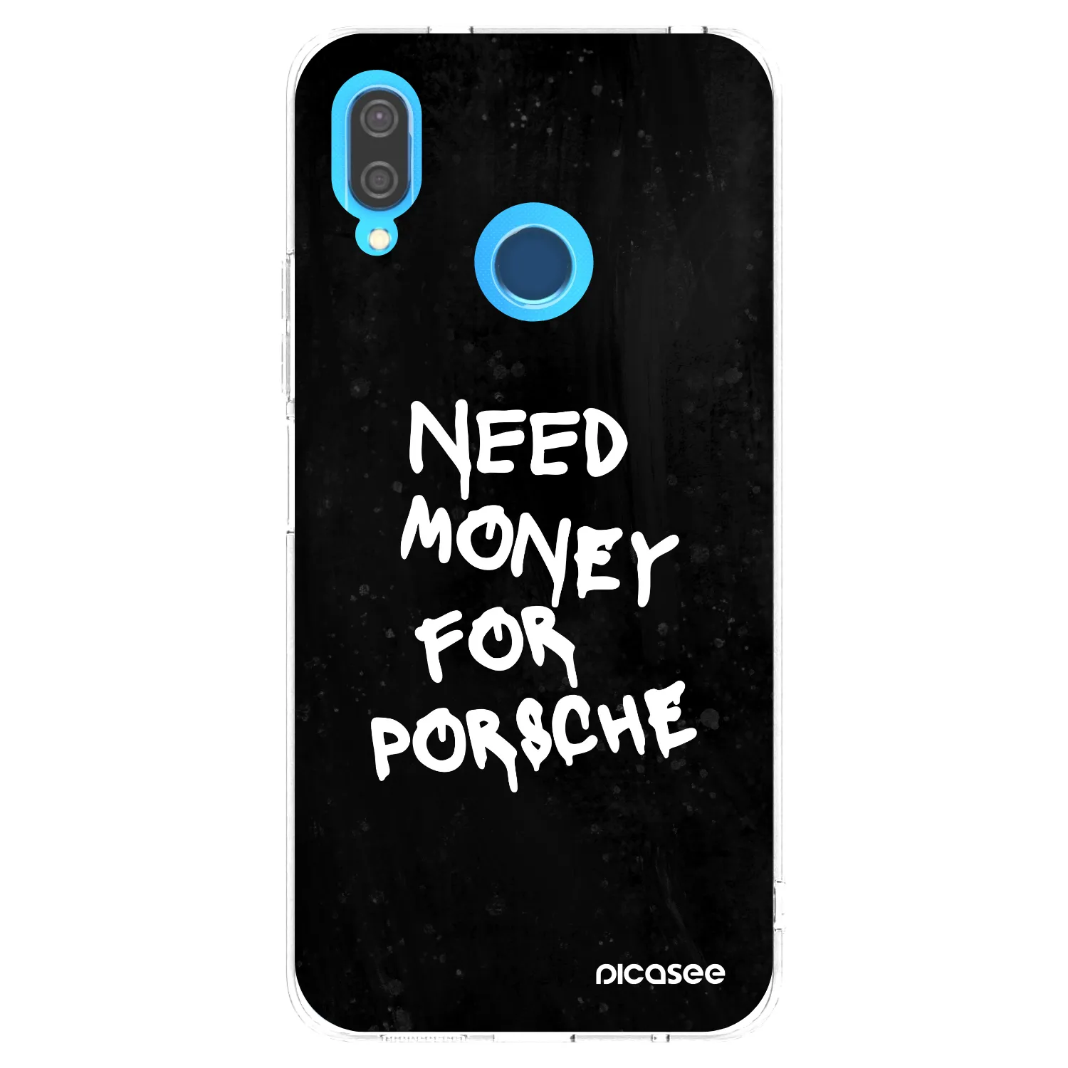 Picasee husă transparentă din silicon pentru Huawei P20 Lite - Black Dollar