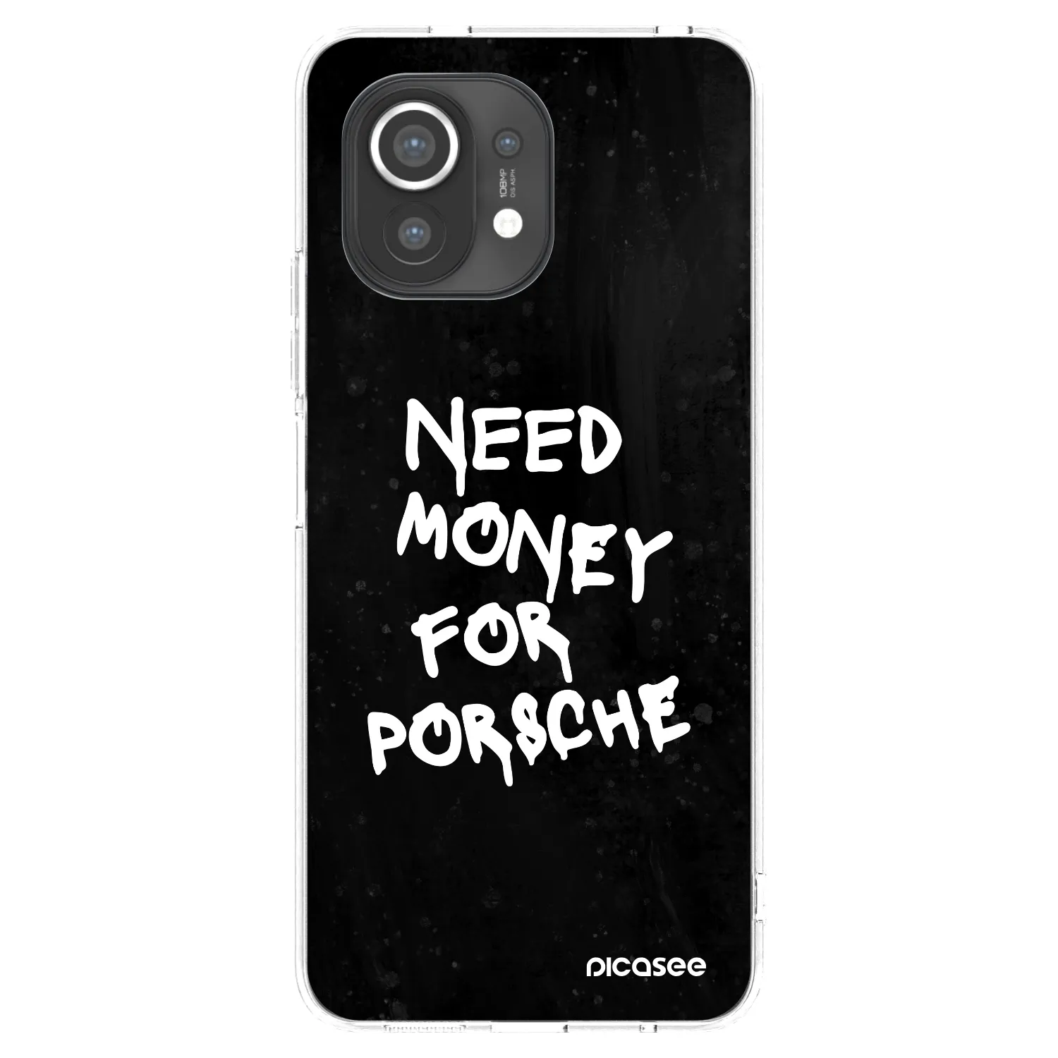 Picasee husă transparentă din silicon pentru Xiaomi Mi 11 - Black Dollar