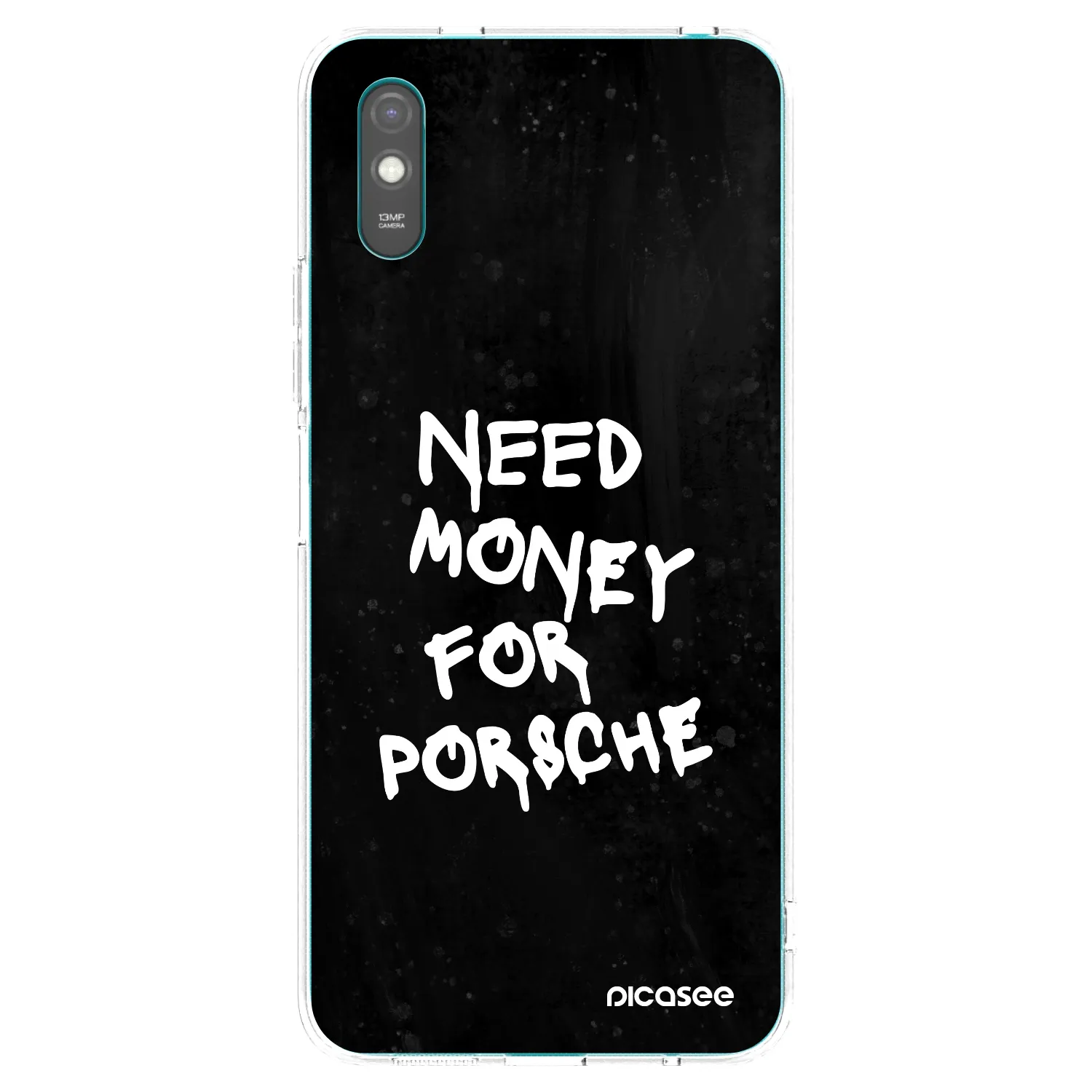 Picasee husă transparentă din silicon pentru Xiaomi Redmi 9AT - Black Dollar