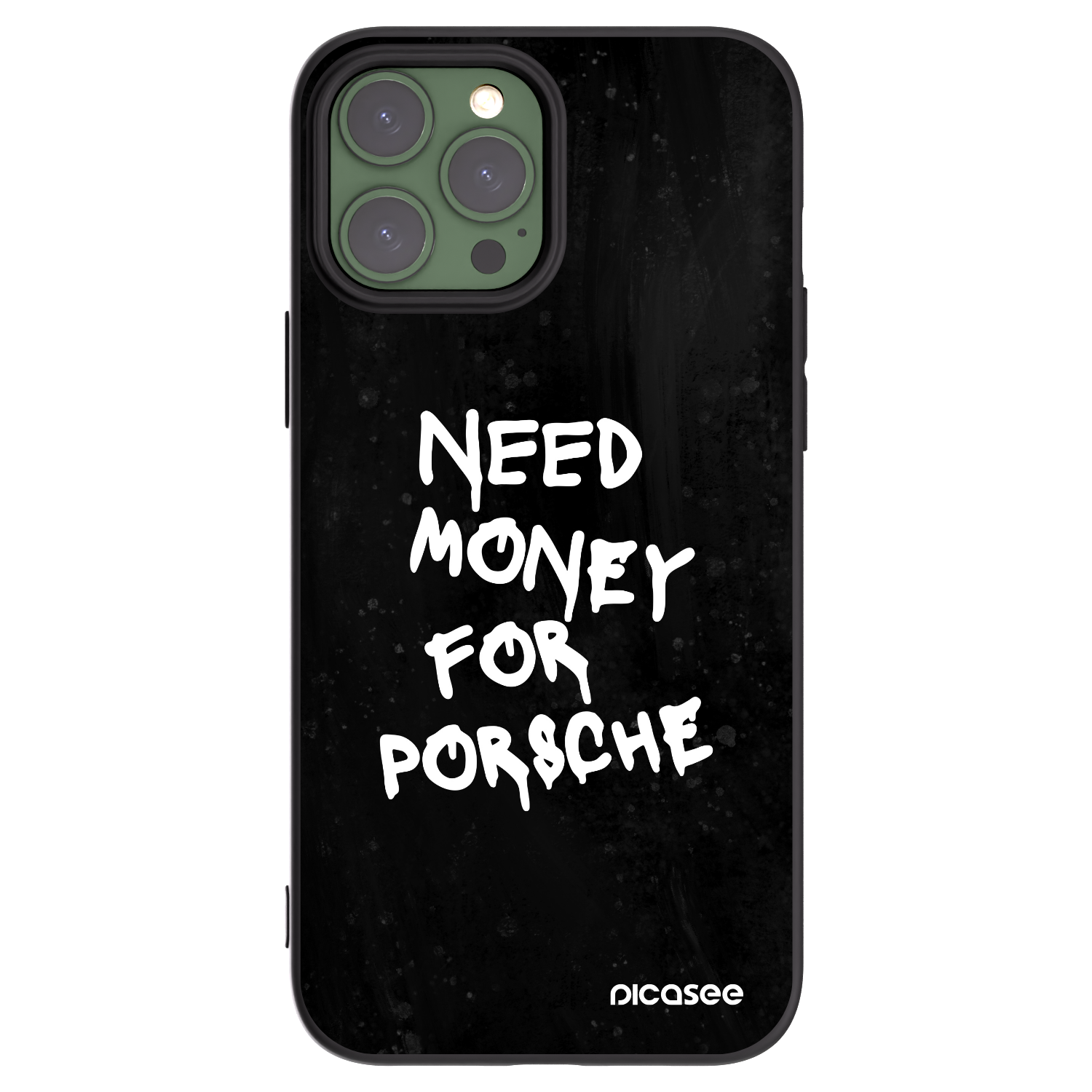 Picasee husă neagră din silicon pentru Apple iPhone 13 Pro Max - Black Dollar