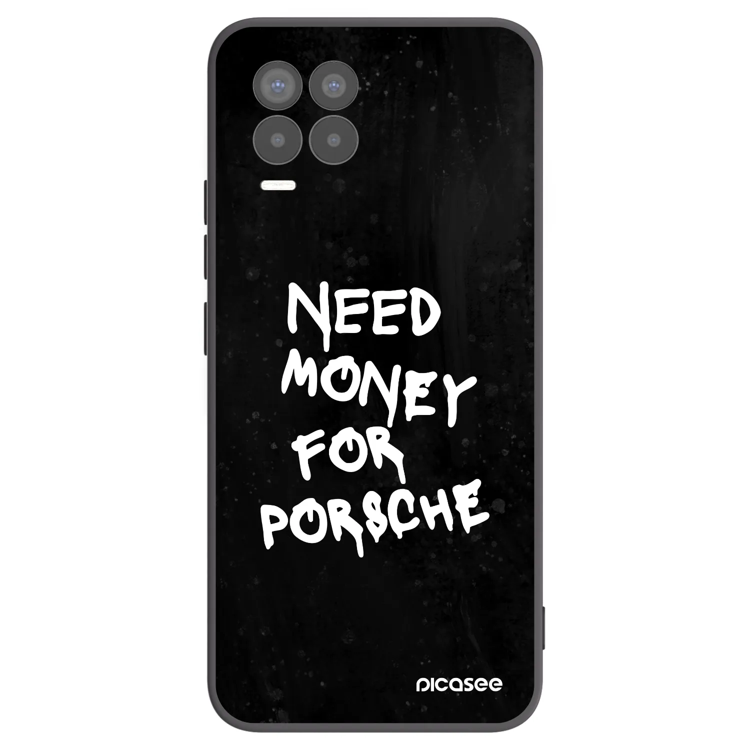Picasee husă neagră din silicon pentru Realme 8 4G - Black Dollar