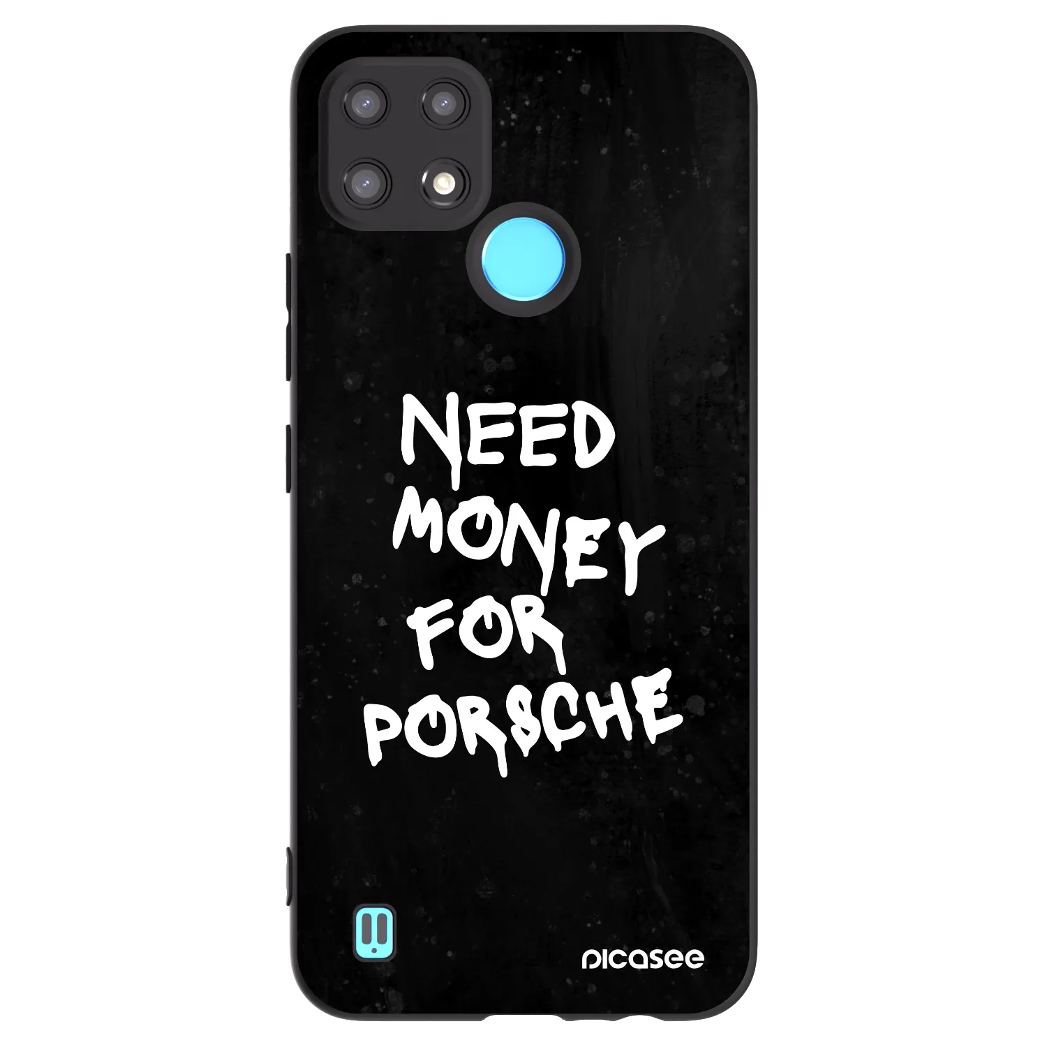Picasee husă neagră din silicon pentru Realme C21 - Black Dollar