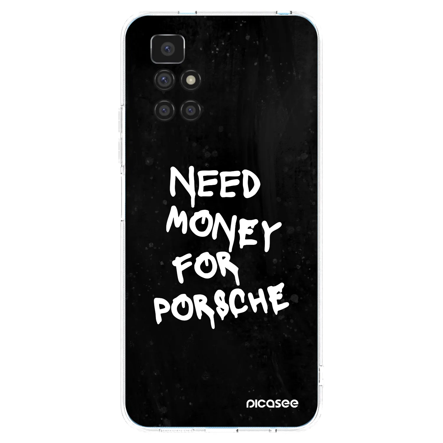 Picasee husă transparentă din silicon pentru Xiaomi Redmi 10 - Black Dollar