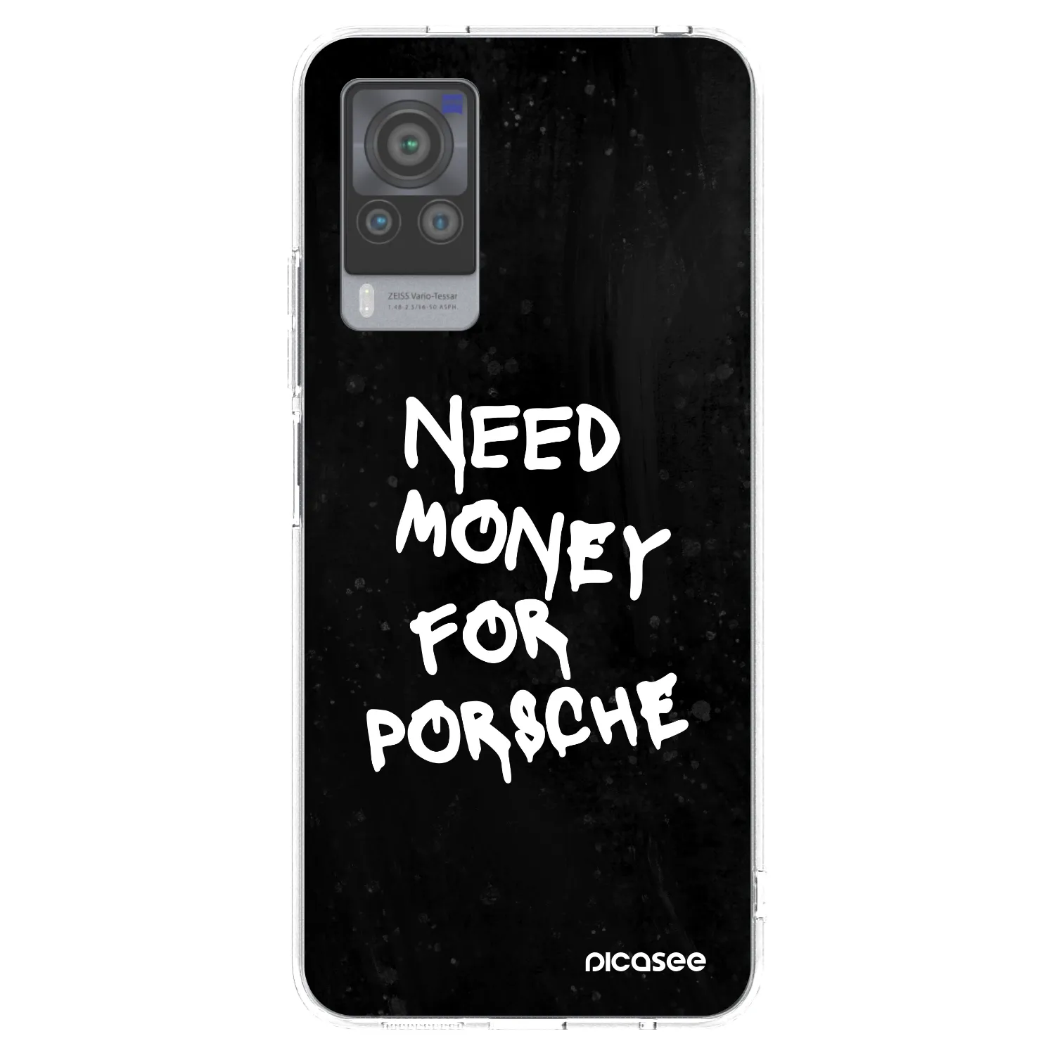 Picasee husă transparentă din silicon pentru Vivo X60 Pro 5G - Black Dollar