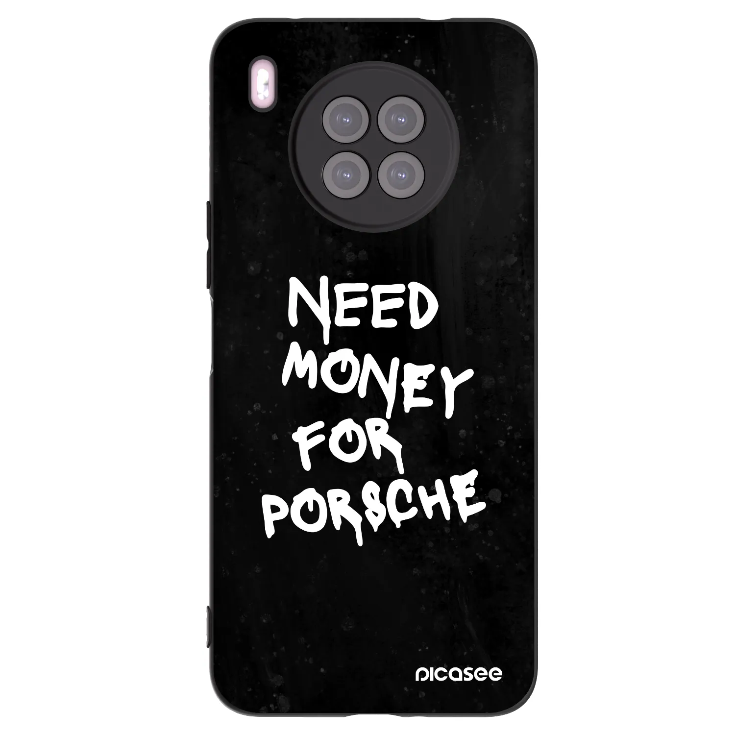 Picasee husă neagră din silicon pentru Huawei Nova 8i - Black Dollar
