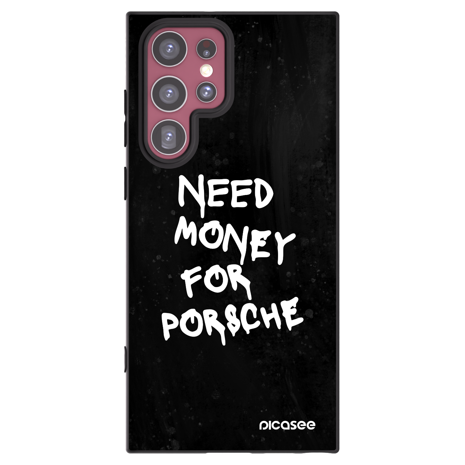 Picasee husă neagră din silicon pentru Samsung Galaxy S22 Ultra 5G - Black Dollar