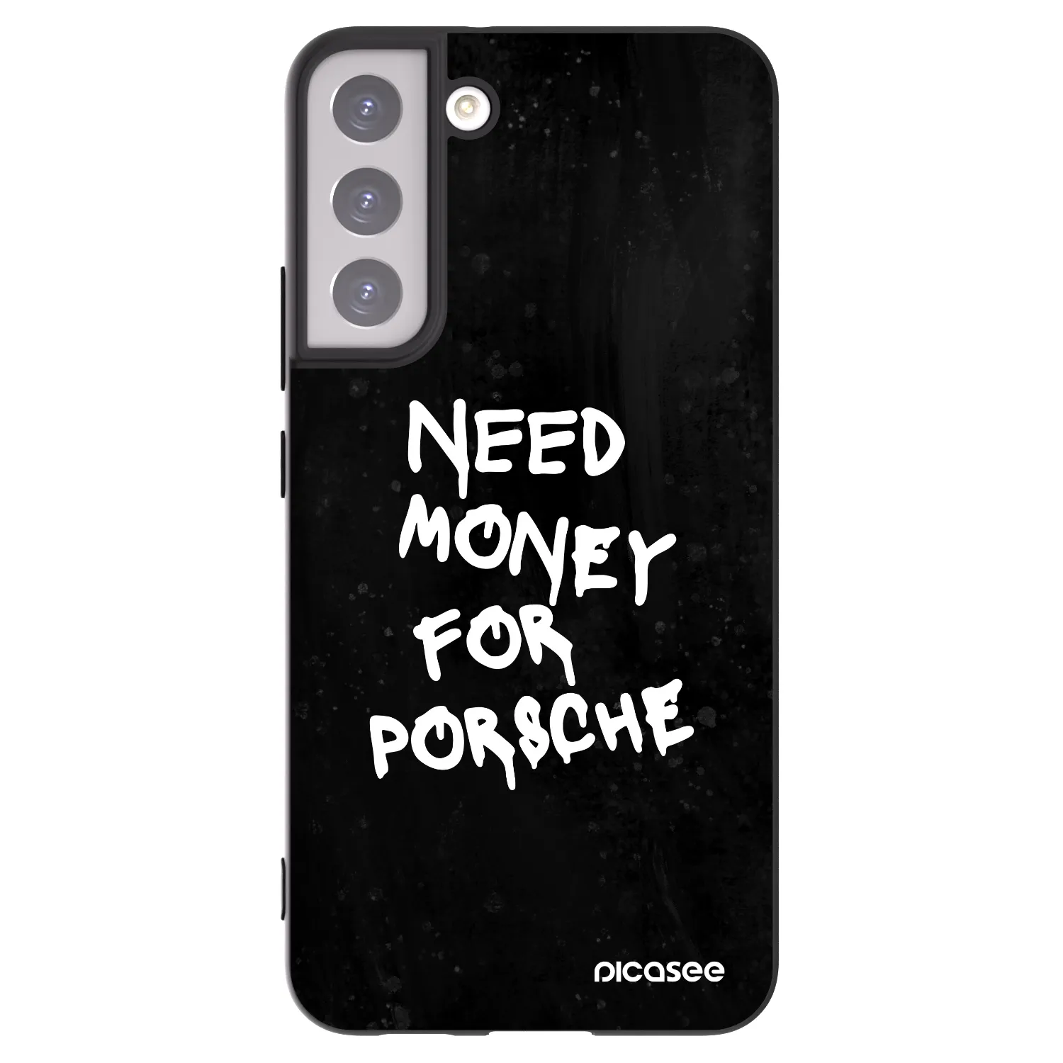 Picasee husă neagră din silicon pentru Samsung Galaxy S22+ 5G - Black Dollar