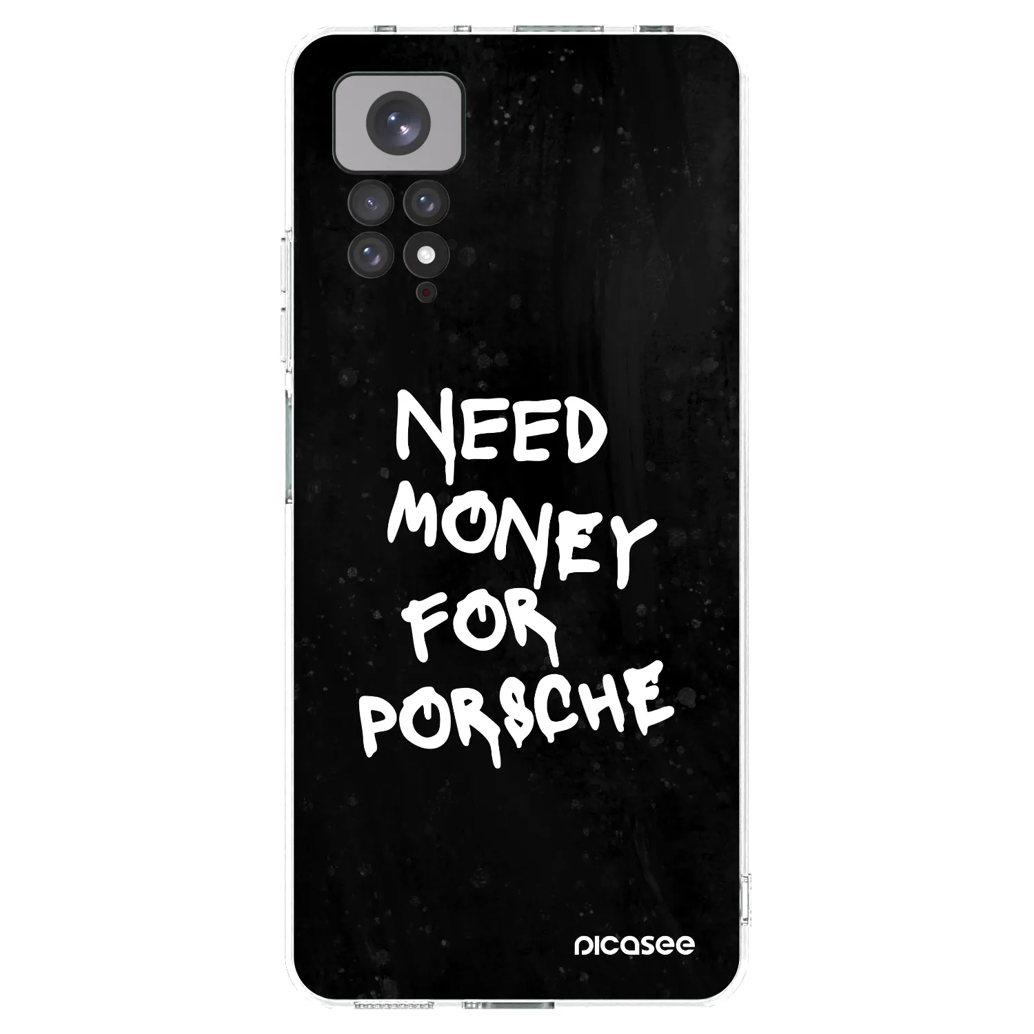 Picasee husă transparentă din silicon pentru Xiaomi Redmi Note 11 - Black Dollar