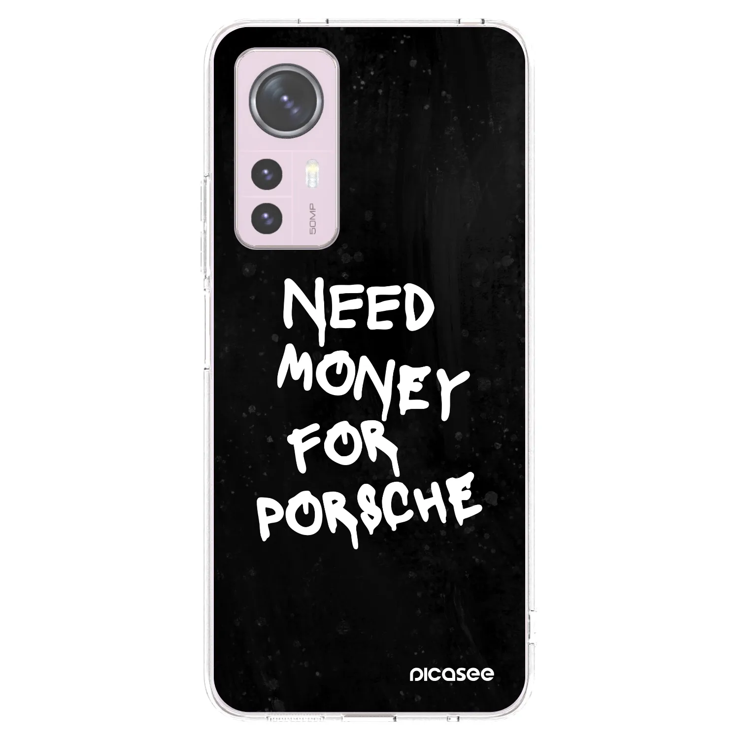 Picasee husă transparentă din silicon pentru Xiaomi 12 - Black Dollar