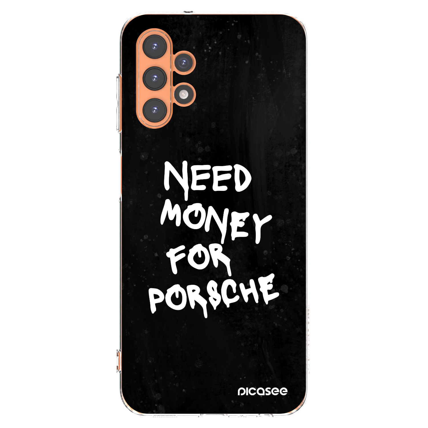 Picasee husă transparentă din silicon pentru Samsung Galaxy A13 4G A135 - Black Dollar