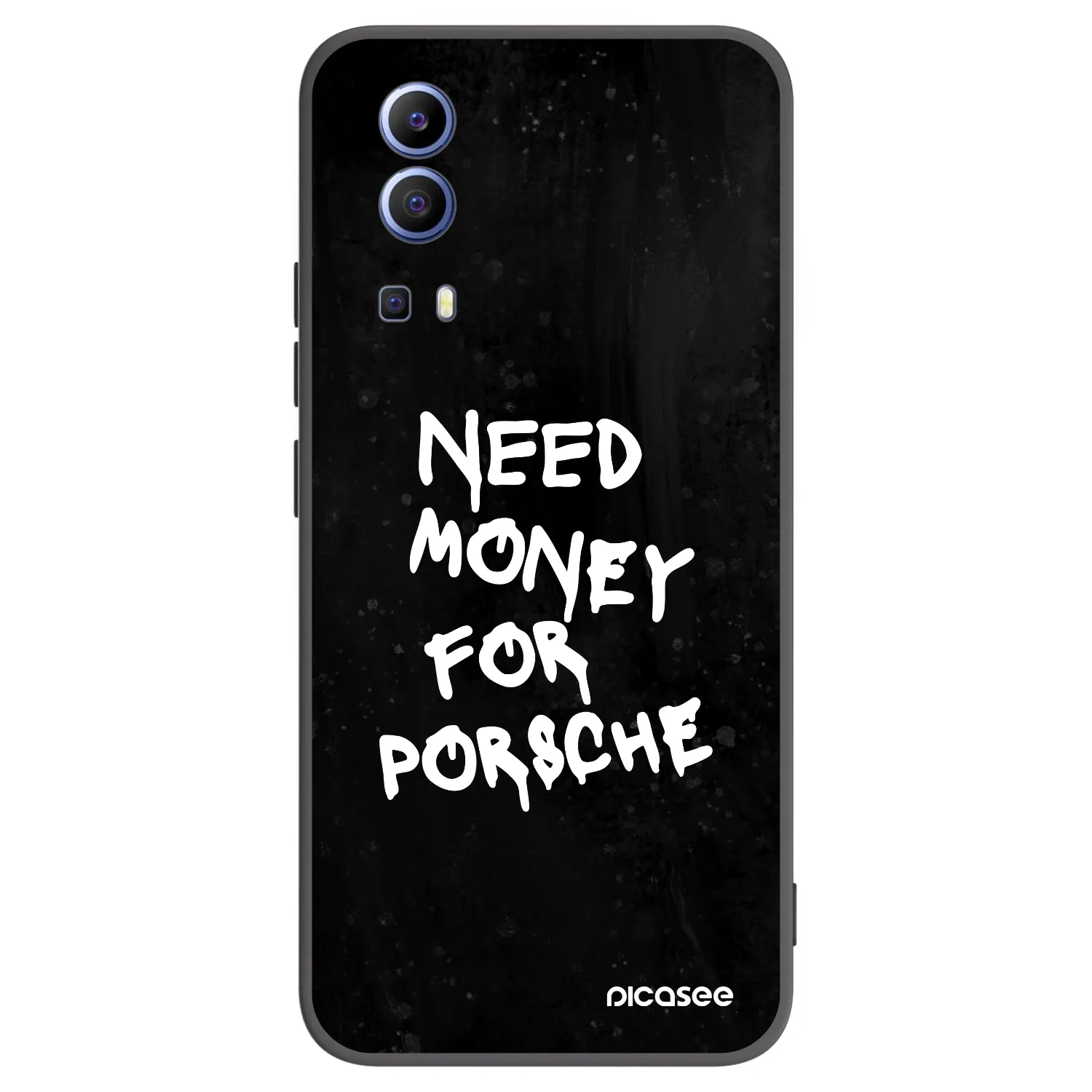 Picasee husă neagră din silicon pentru Vivo Y52 5G - Black Dollar