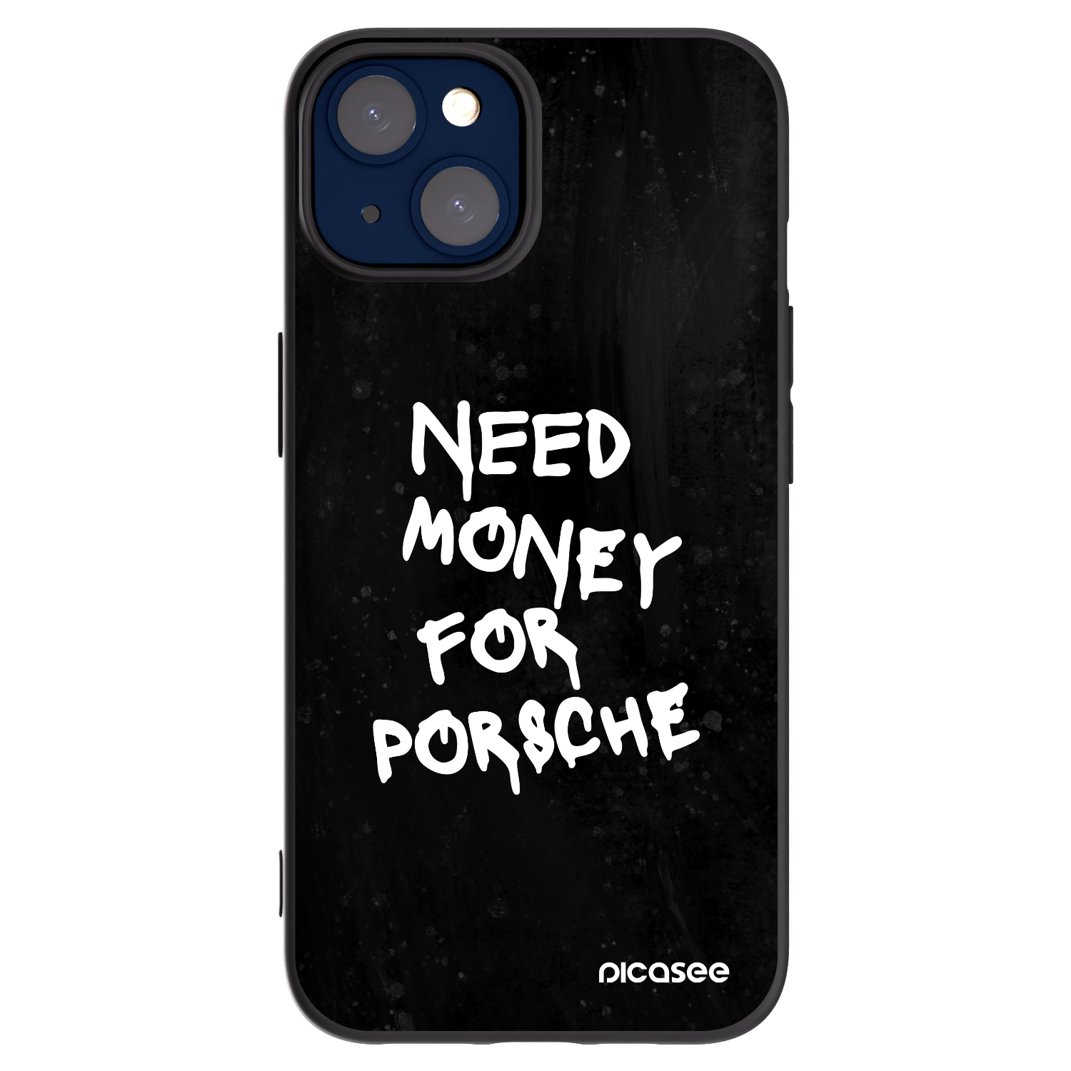 Picasee husă neagră din silicon pentru Apple iPhone 14 - Black Dollar