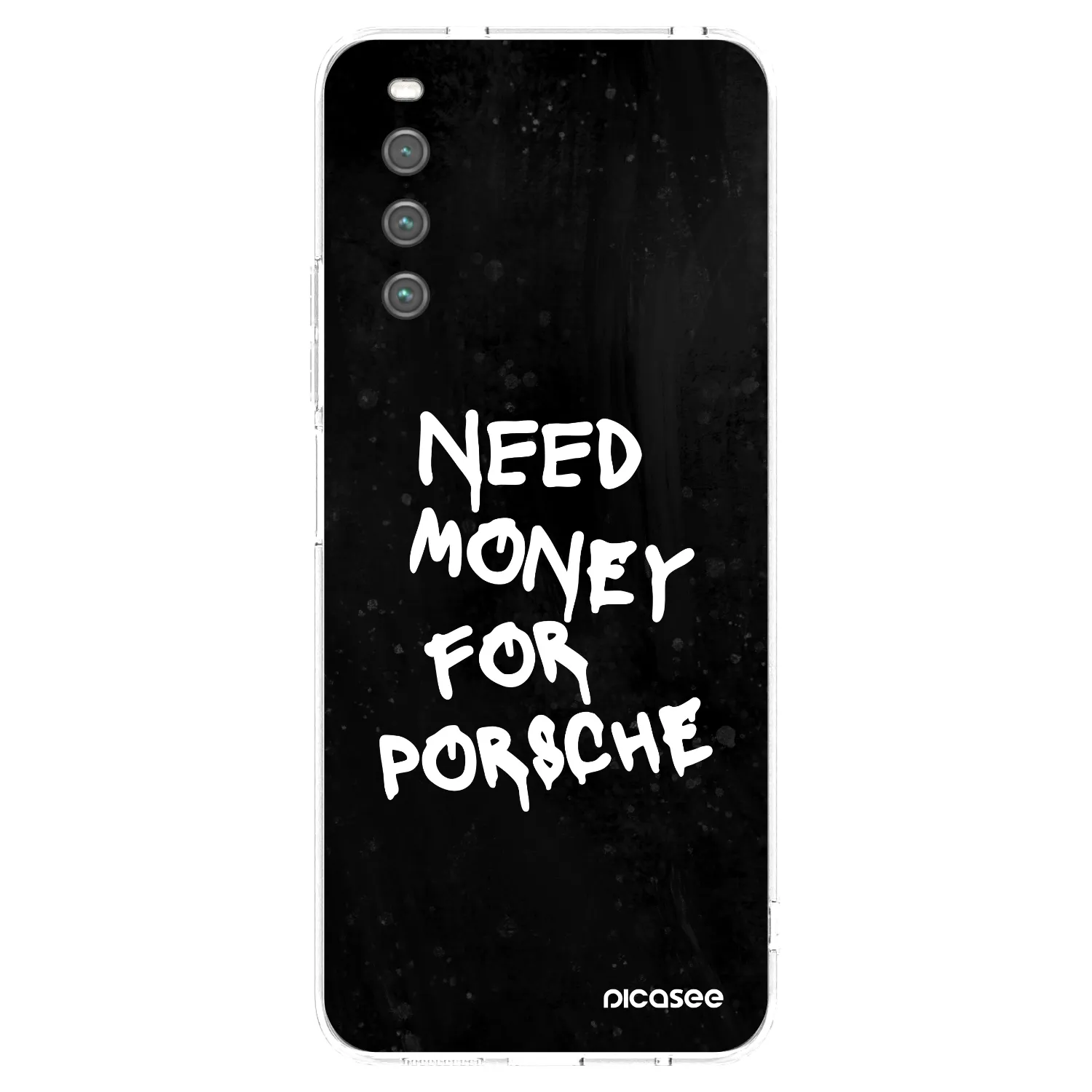 Picasee husă transparentă din silicon pentru Sony Xperia 10 IV 5G - Black Dollar