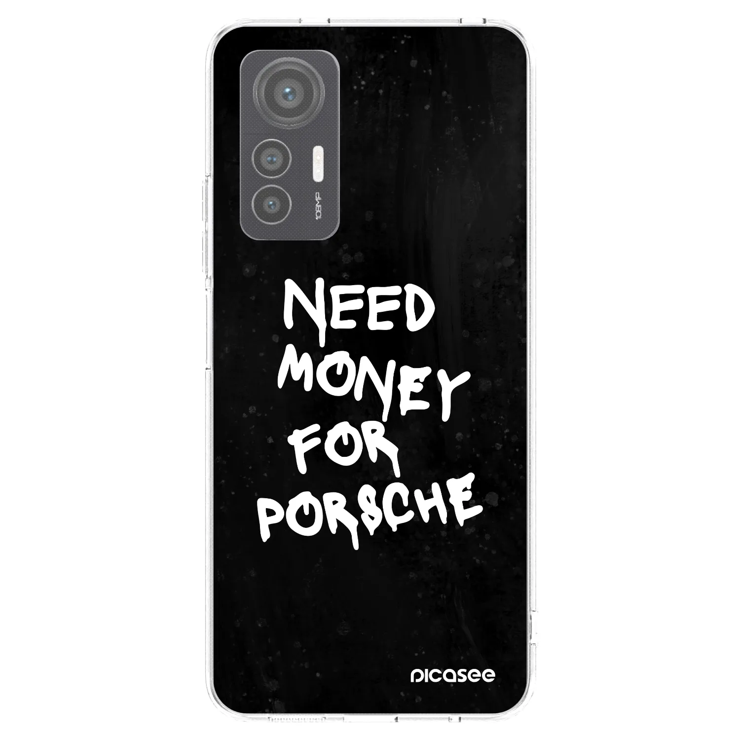 Picasee husă transparentă din silicon pentru Xiaomi 12 Lite - Black Dollar