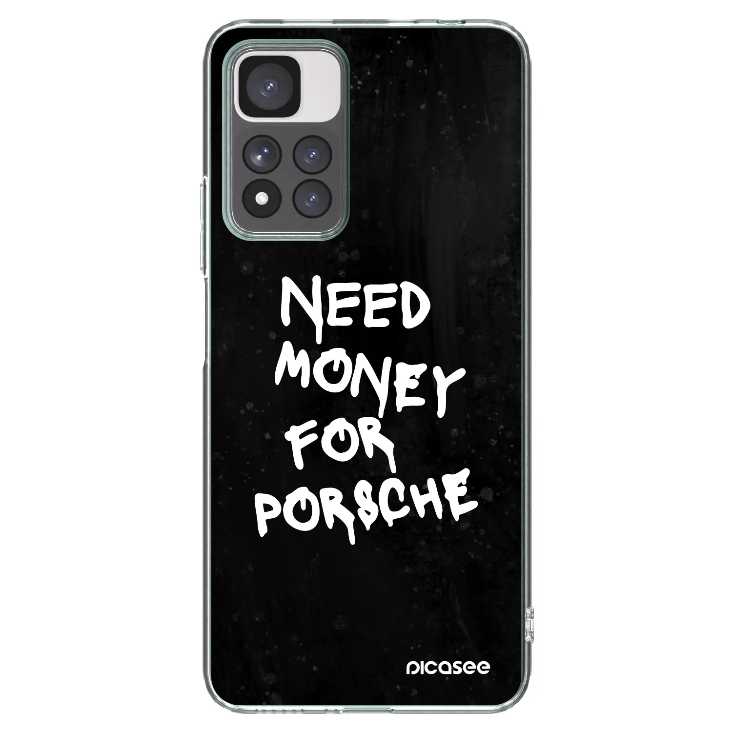 Picasee husă transparentă din silicon pentru Xiaomi Redmi Note 11 Pro+ 5G - Black Dollar