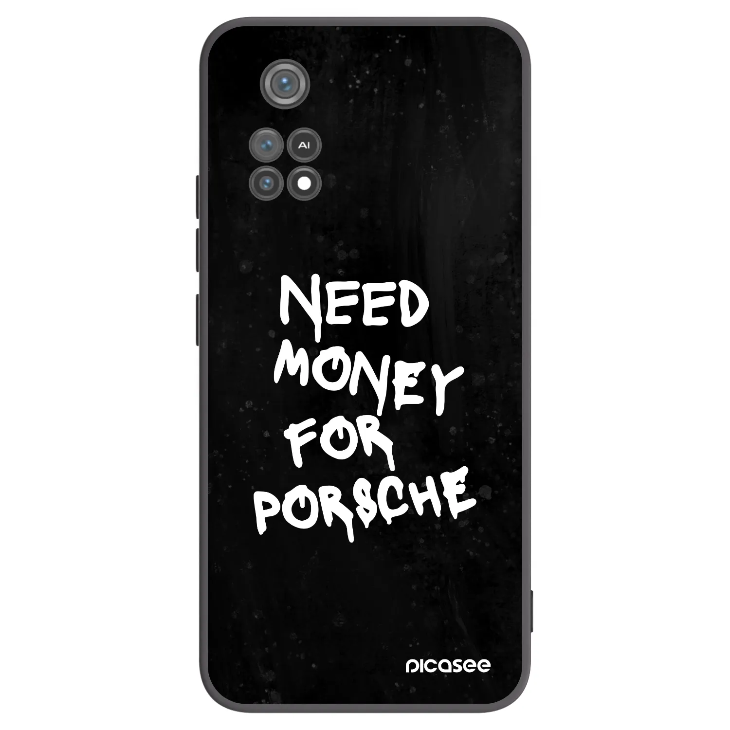Picasee husă neagră din silicon pentru Xiaomi Poco M4 Pro - Black Dollar