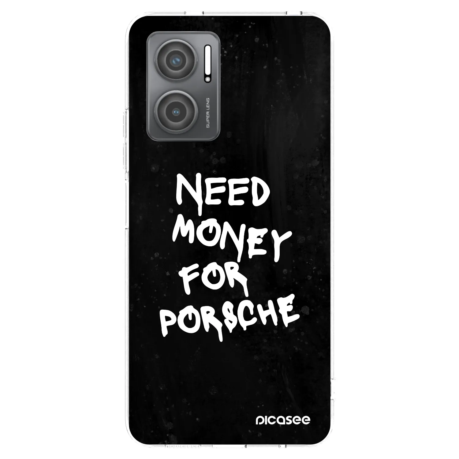 Picasee husă transparentă din silicon pentru Xiaomi Redmi 10 5G - Black Dollar