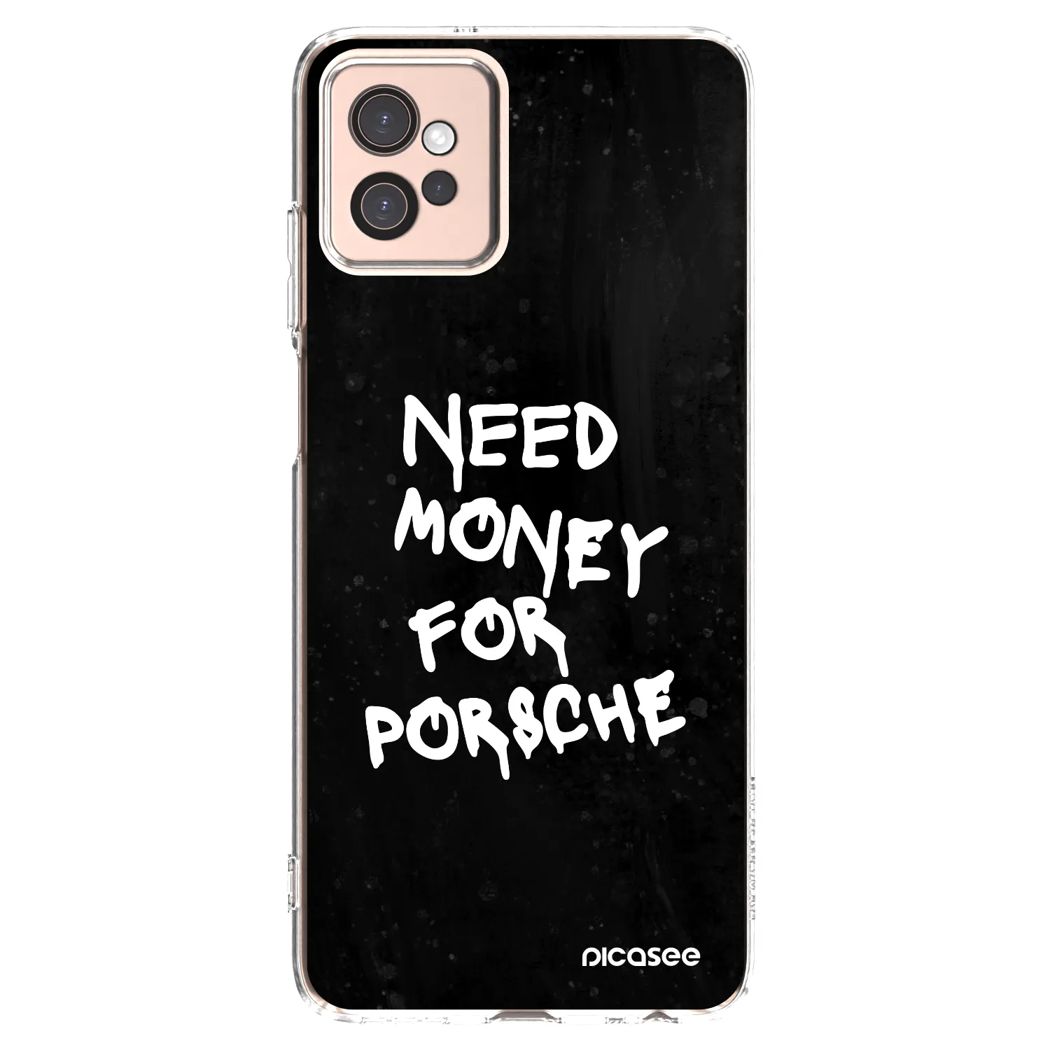 Picasee husă transparentă din silicon pentru Motorola Moto G32 - Black Dollar