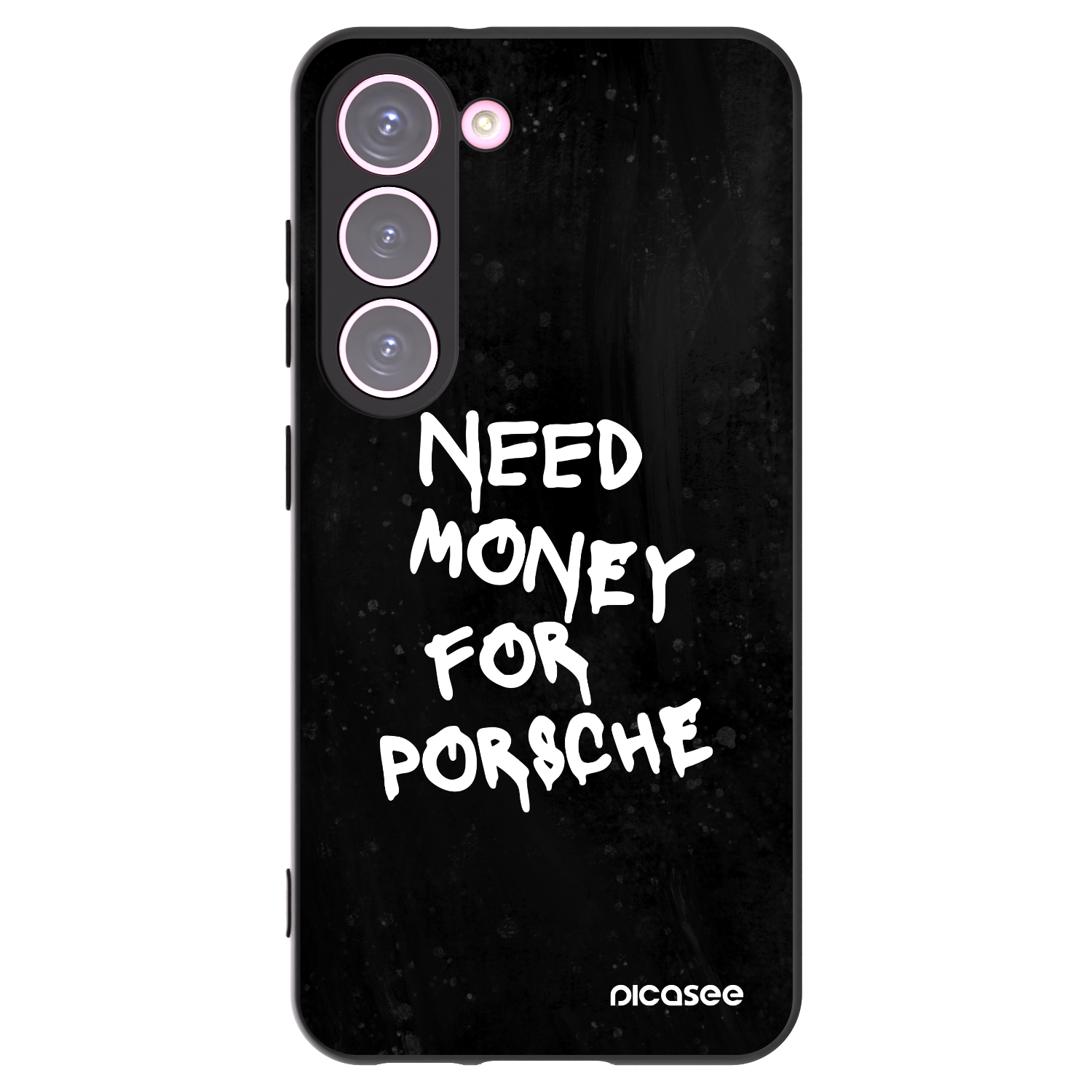 Picasee husă neagră din silicon pentru Samsung Galaxy S23 5G - Black Dollar