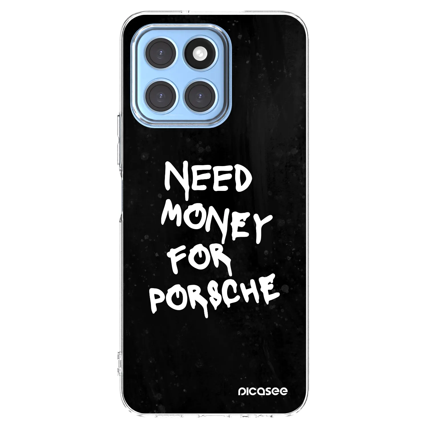 Picasee husă transparentă din silicon pentru Honor X6 - Black Dollar