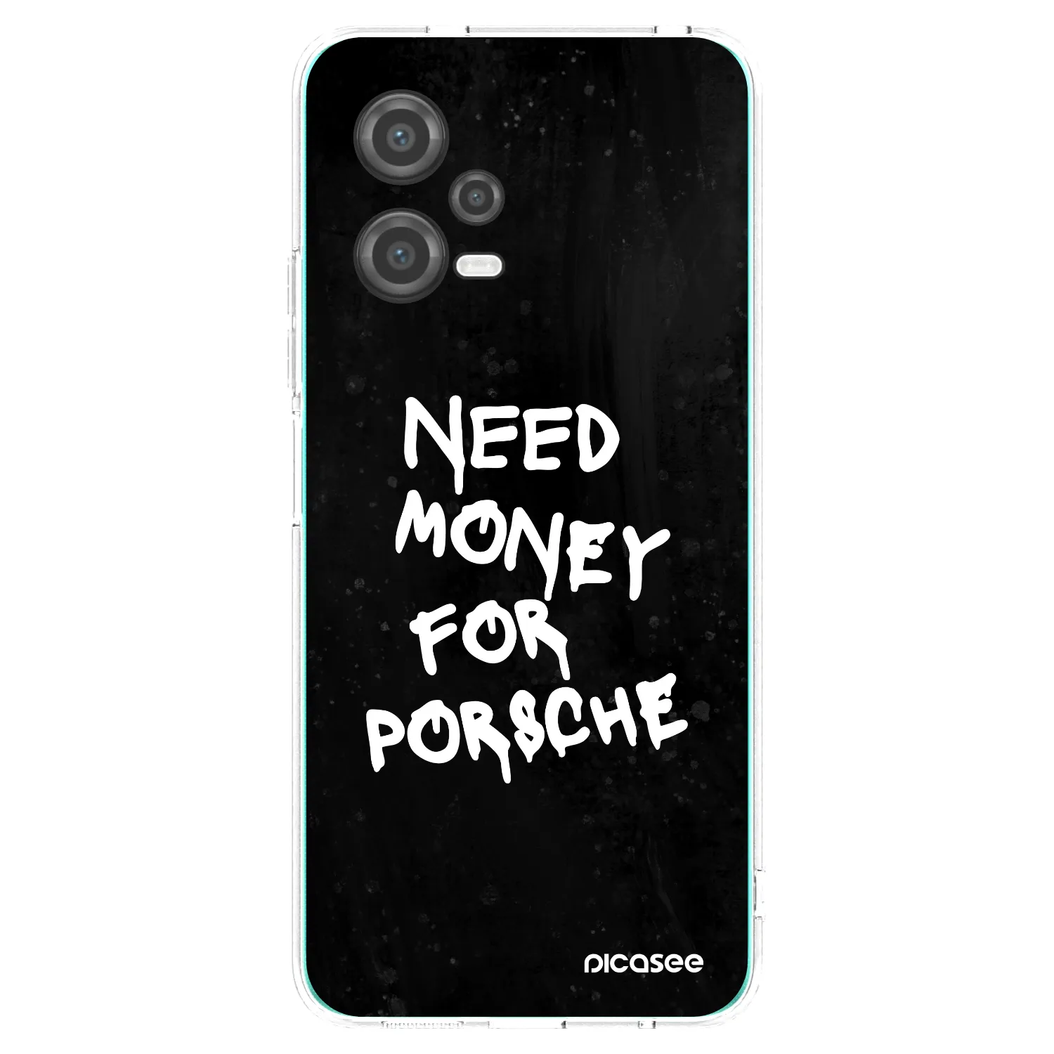 Picasee husă transparentă din silicon pentru Xiaomi Poco X5 - Black Dollar