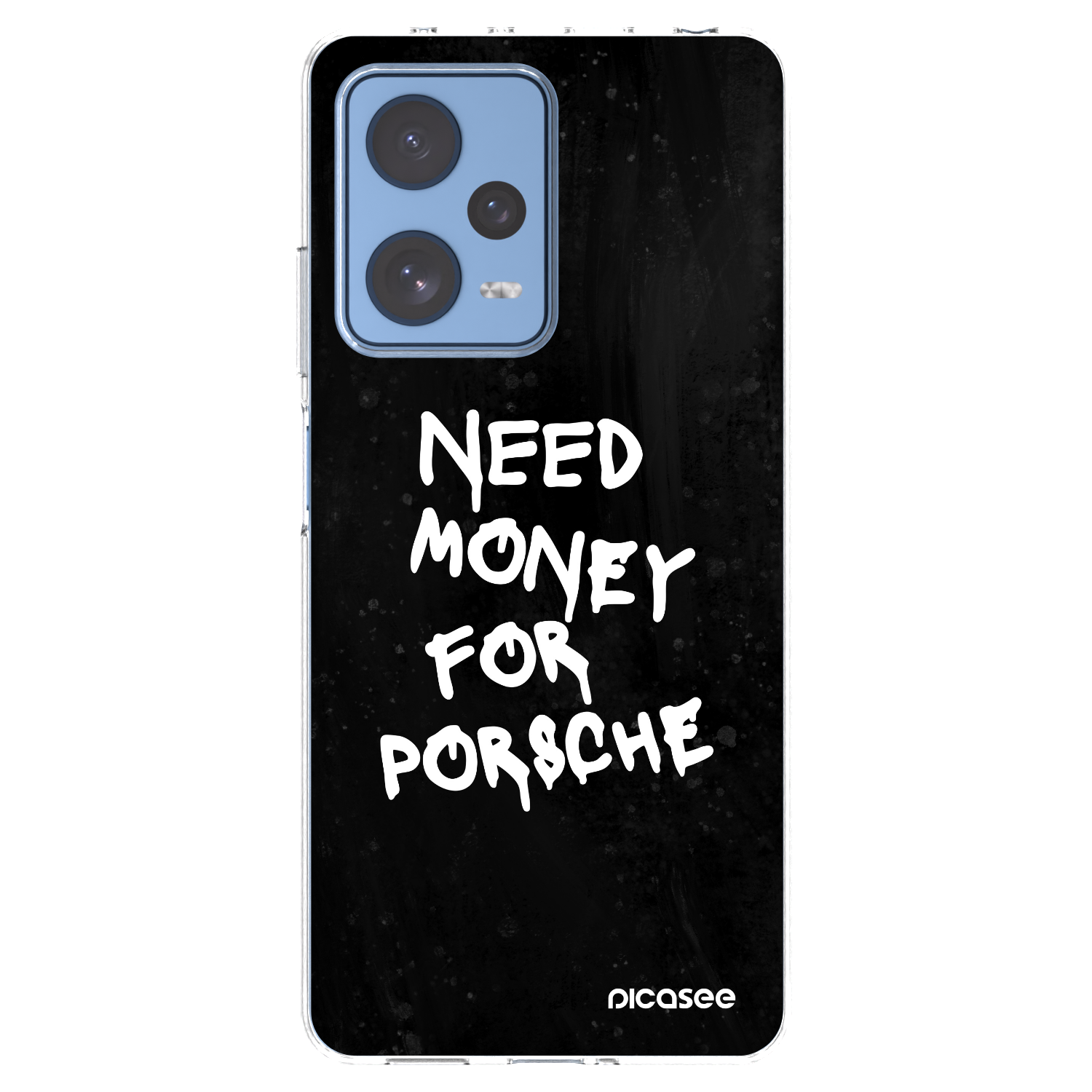 Picasee husă transparentă din silicon pentru Xiaomi Redmi Note 12 Pro 5G - Black Dollar