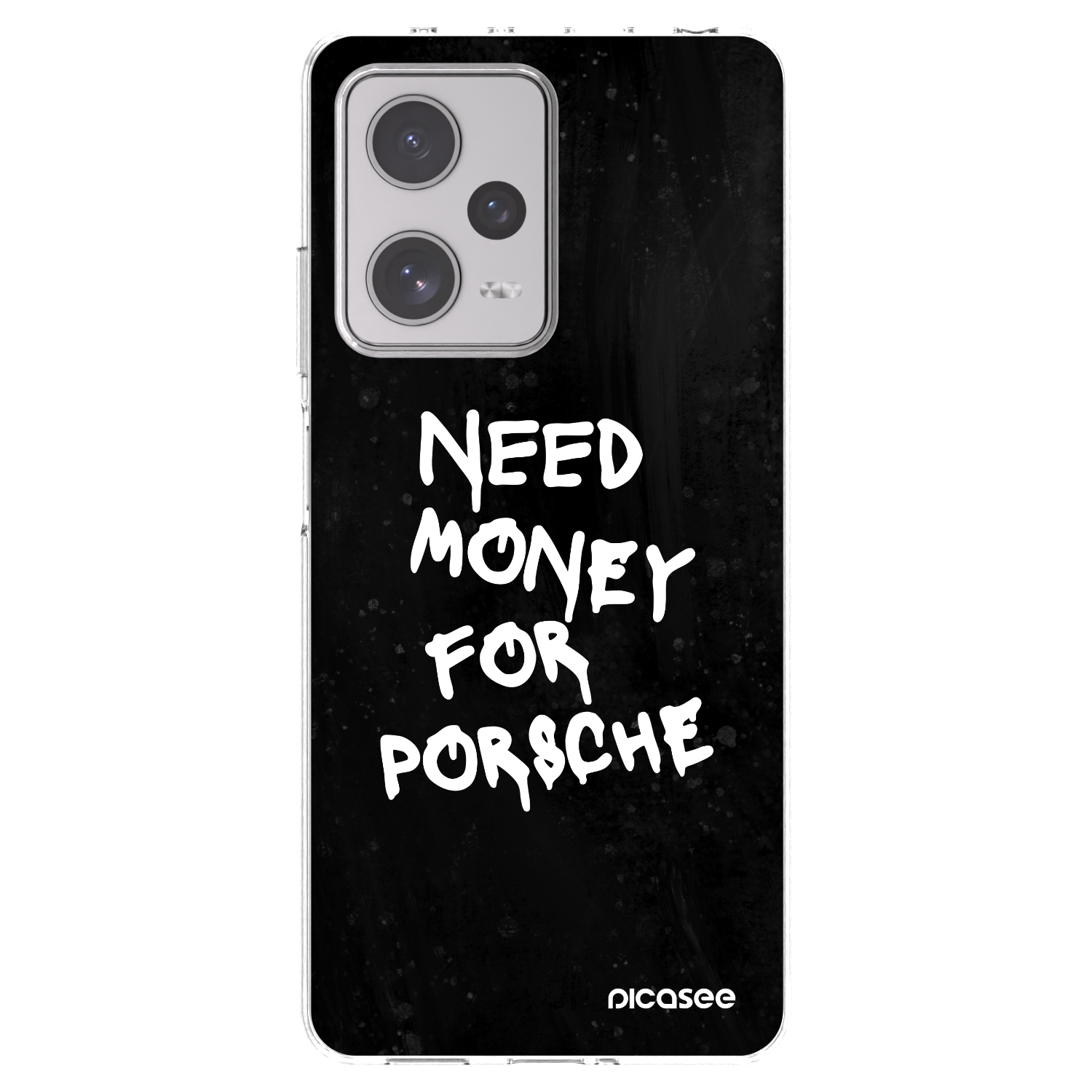 Picasee husă transparentă din silicon pentru Xiaomi Redmi Note 12 Pro+ 5G - Black Dollar