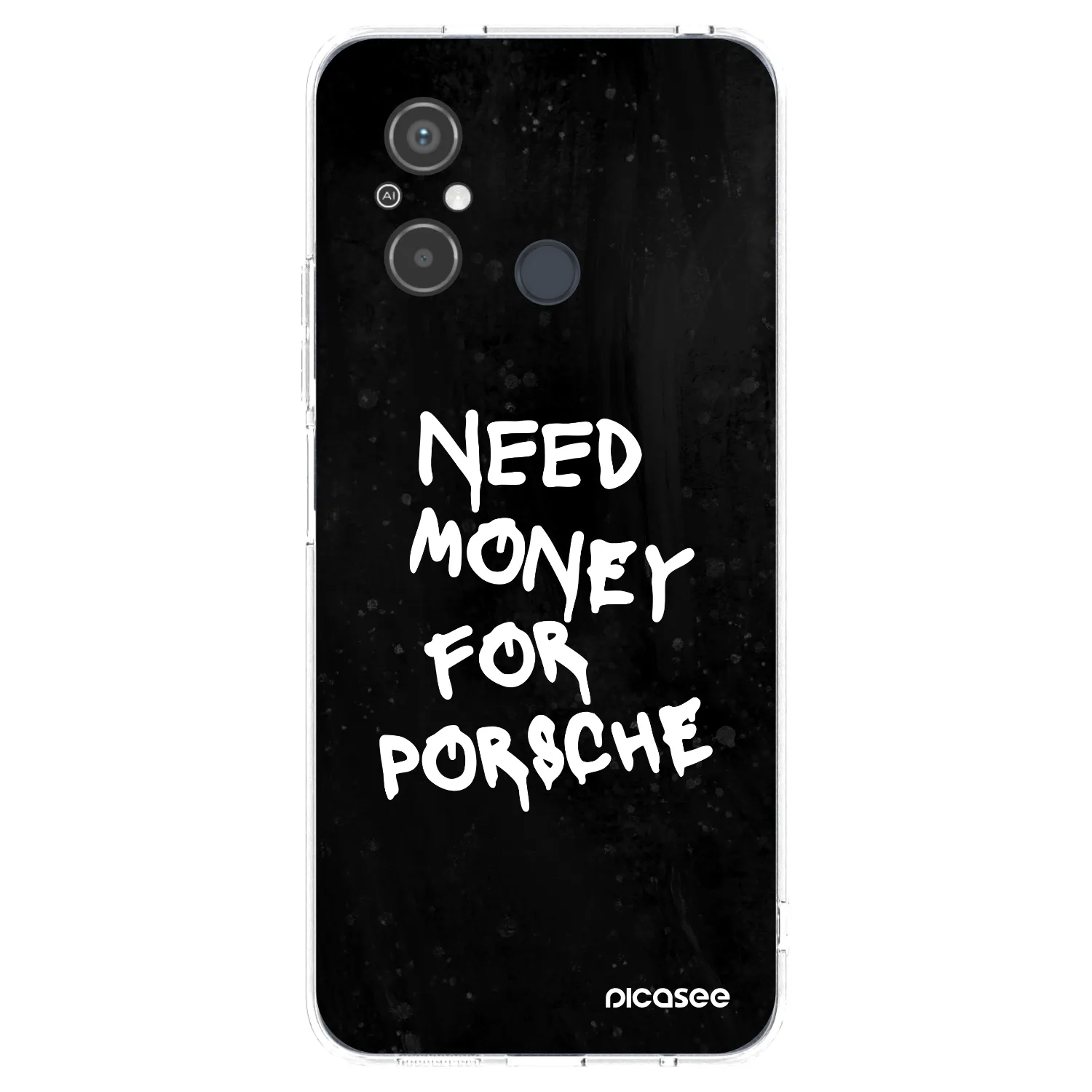 Picasee husă transparentă din silicon pentru Xiaomi Redmi 12C - Black Dollar