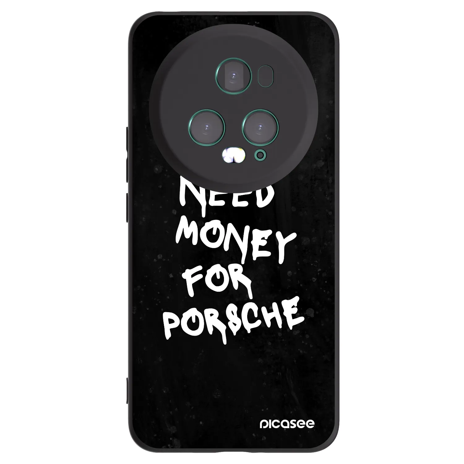 Picasee husă neagră din silicon pentru Honor Magic5 Pro - Black Dollar