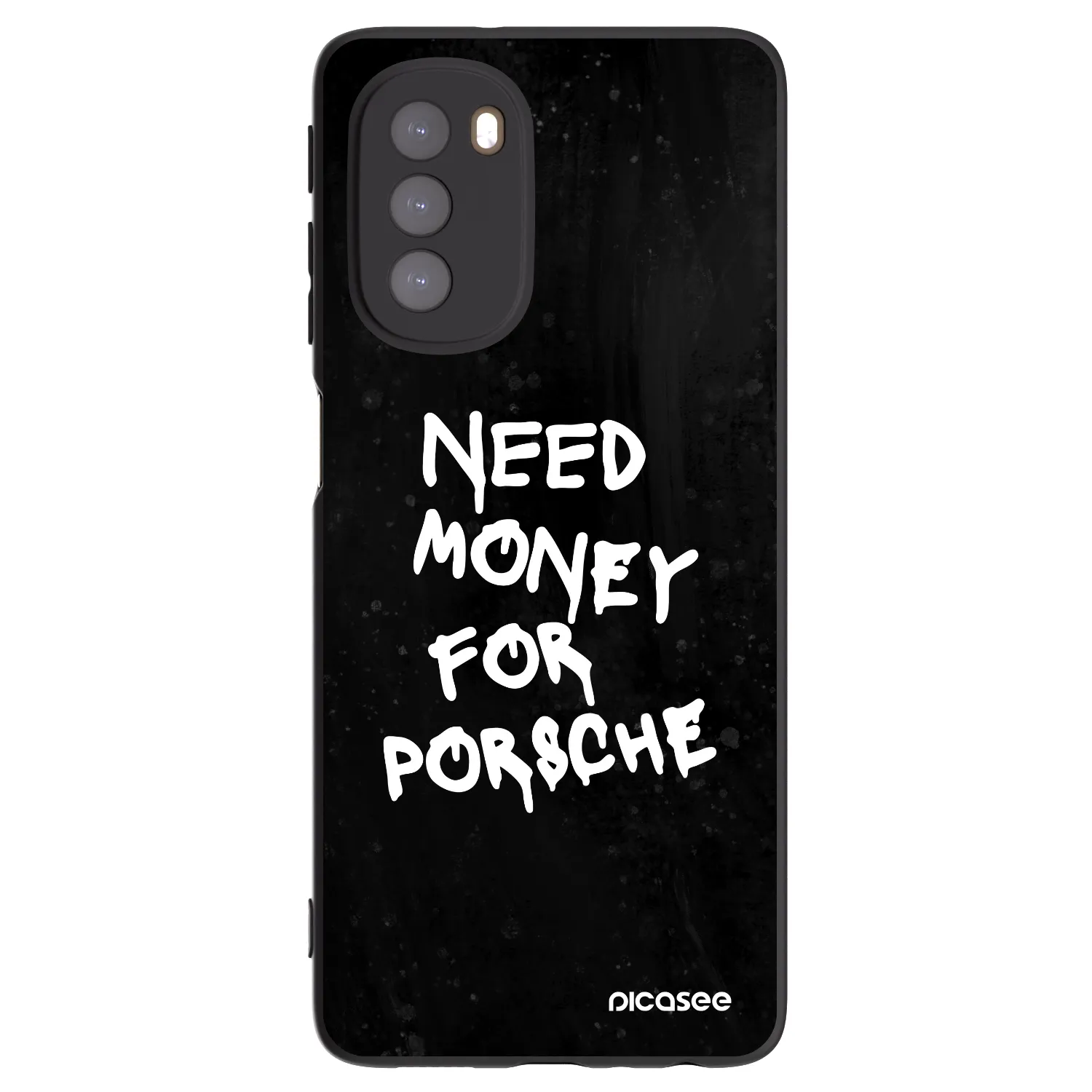 Picasee husă neagră din silicon pentru Motorola Moto G51 - Black Dollar