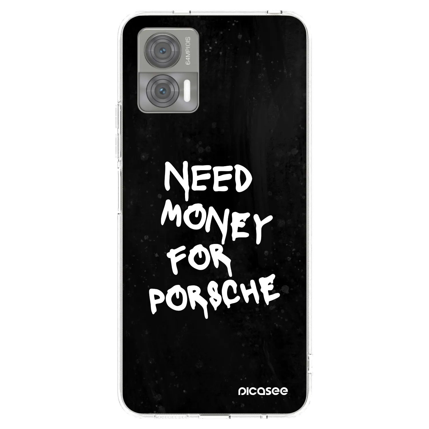 Picasee husă transparentă din silicon pentru Motorola Edge 30 Neo - Black Dollar