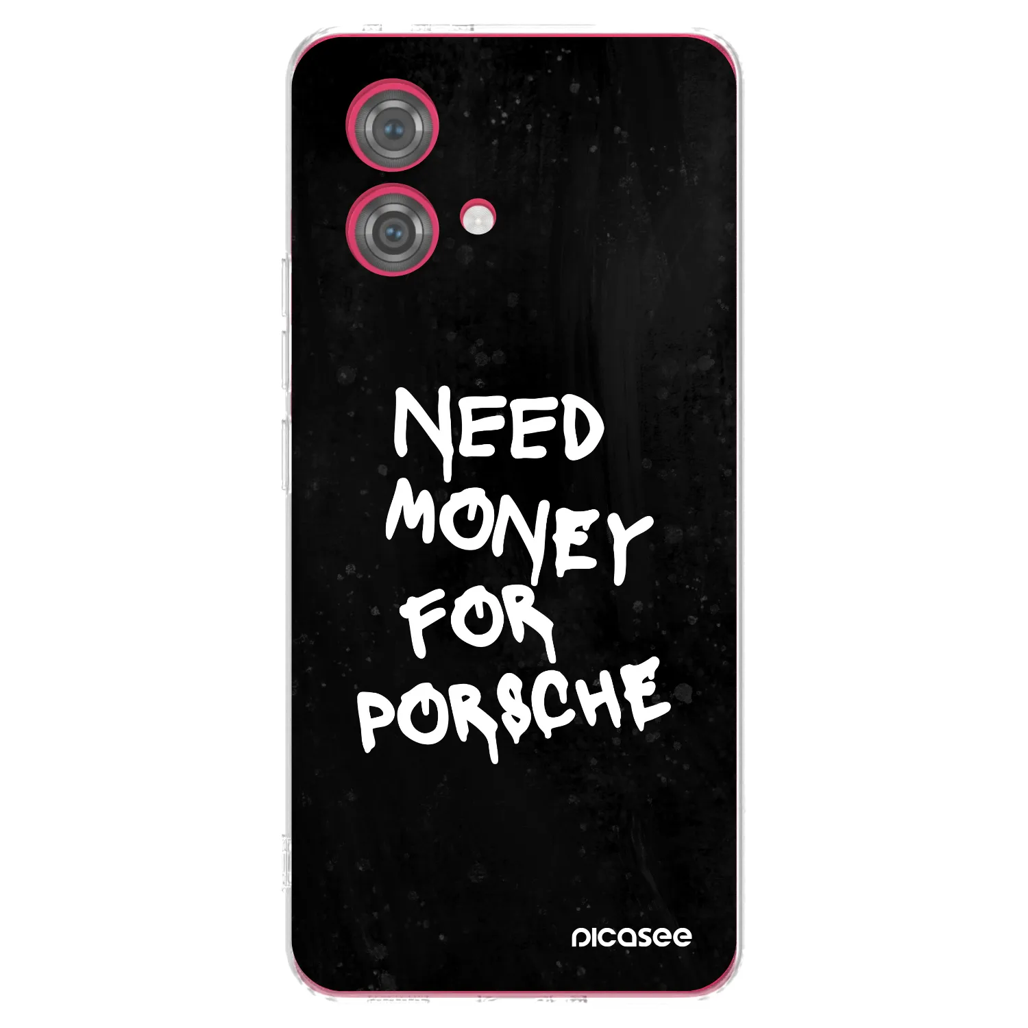 Picasee husă transparentă din silicon pentru Motorola Moto G84 5G - Black Dollar