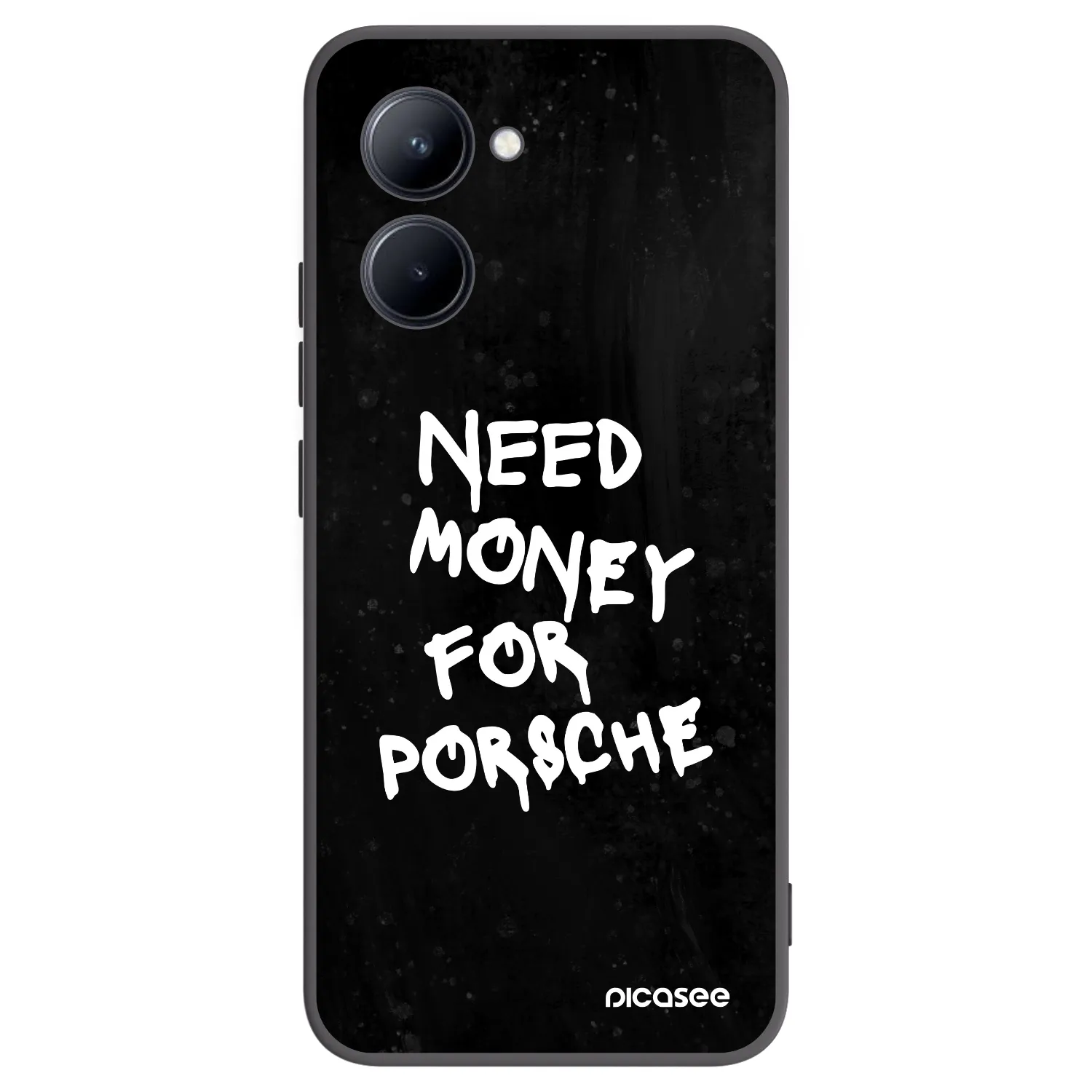 Picasee husă neagră din silicon pentru Realme C33 (2023) - Black Dollar