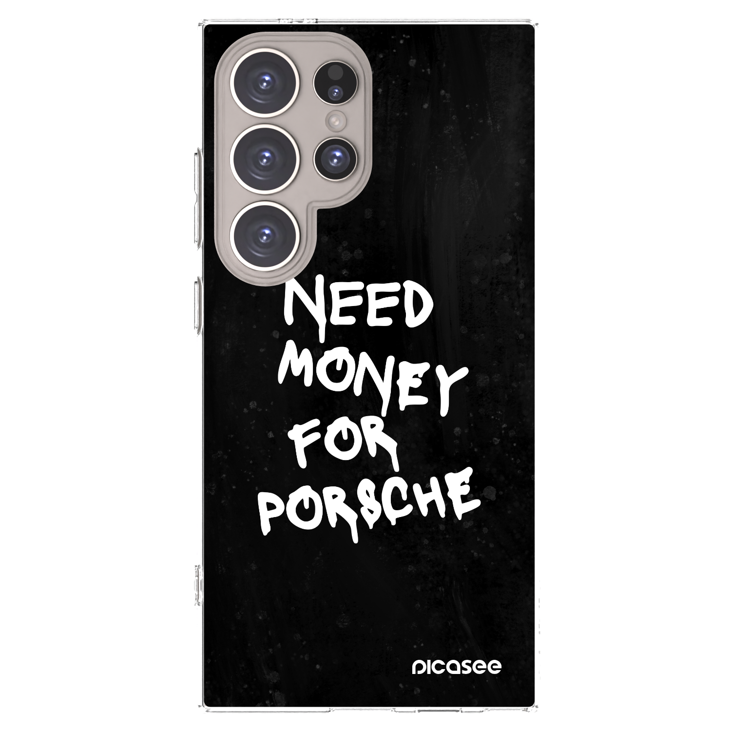 Picasee husă transparentă din silicon pentru Samsung Galaxy S24 Ultra S928B 5G - Black Dollar