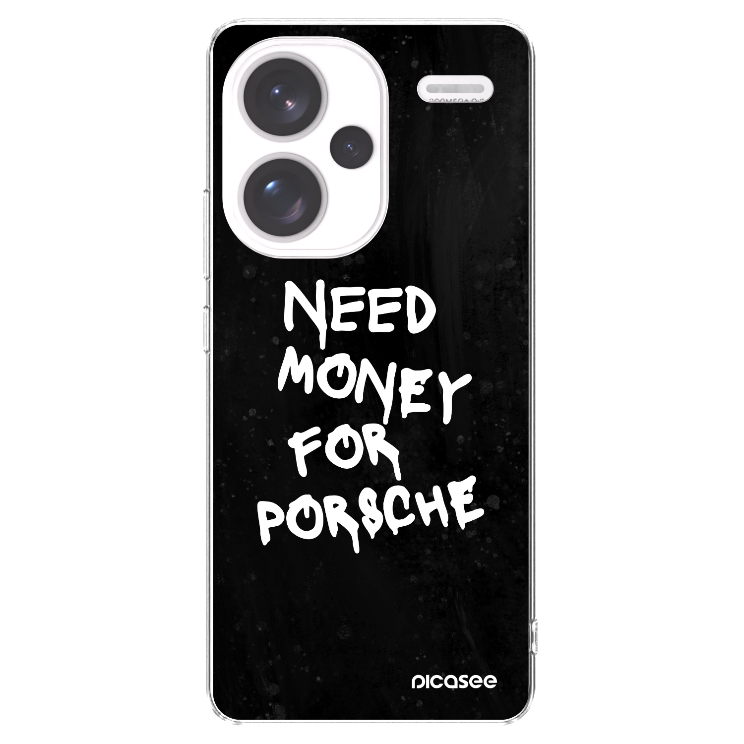 Picasee husă transparentă din silicon pentru Xiaomi Redmi Note 13 Pro+ 5G - Black Dollar