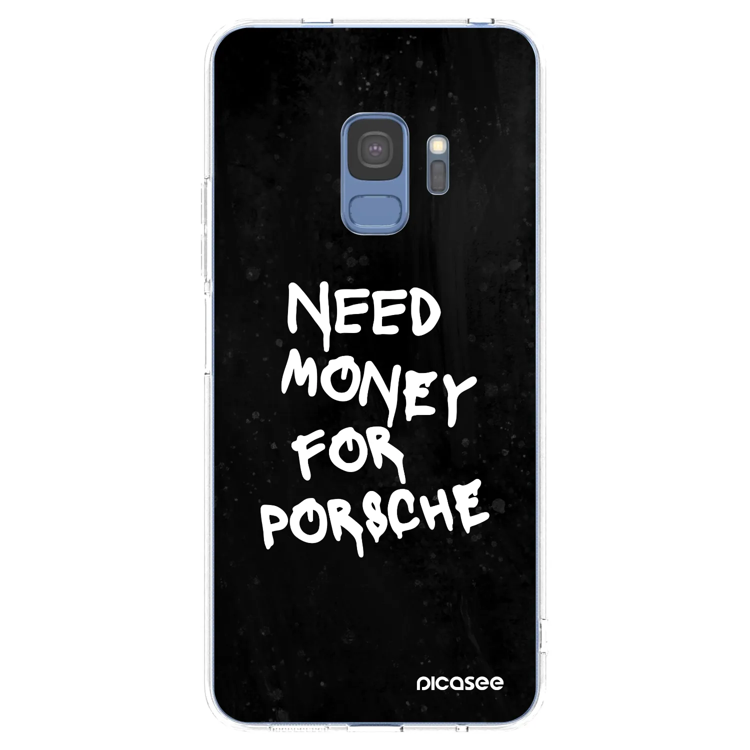 Picasee husă transparentă din silicon pentru Samsung Galaxy S9 G960F - Black Dollar
