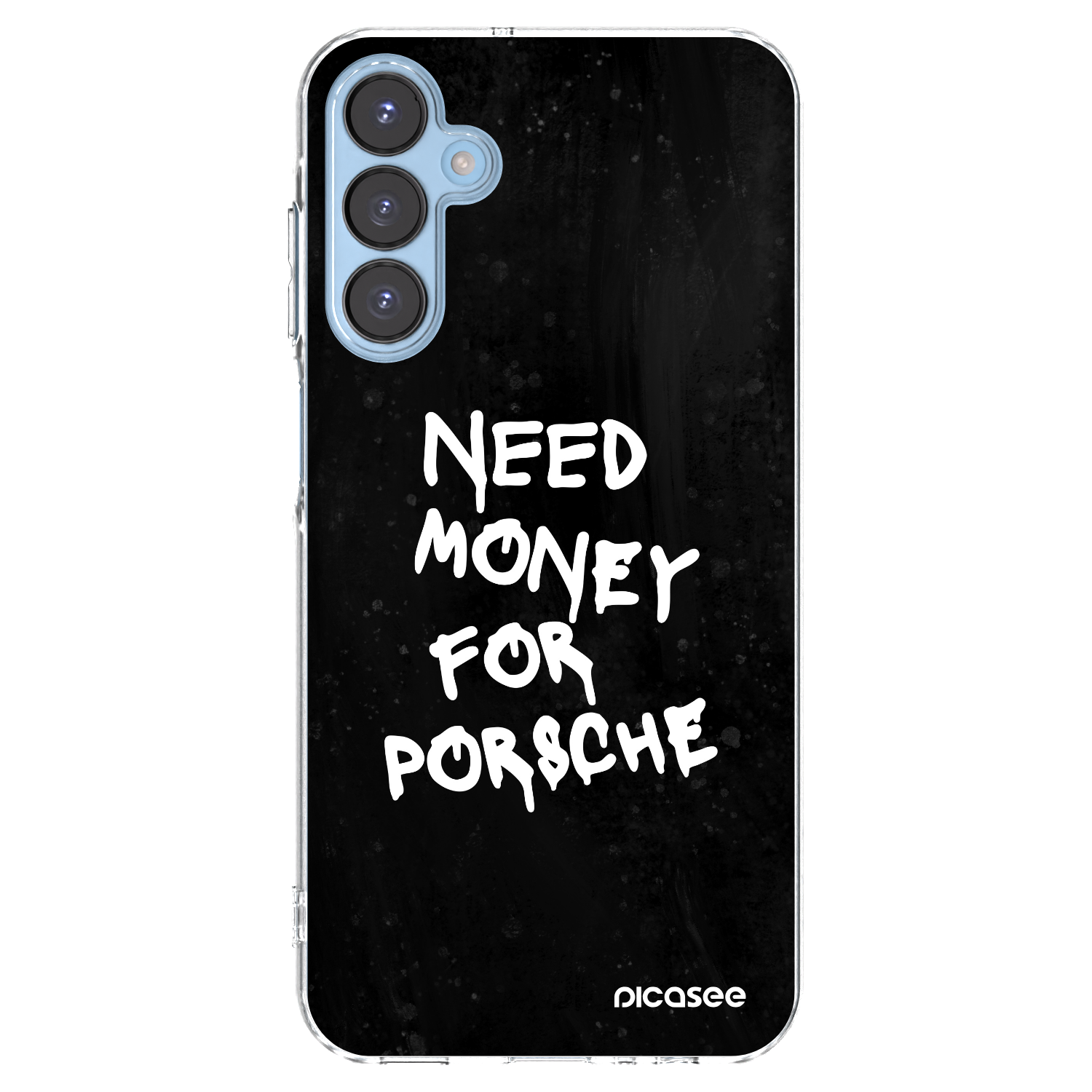 Picasee husă transparentă din silicon pentru Samsung Galaxy A15 A156B 5G - Black Dollar