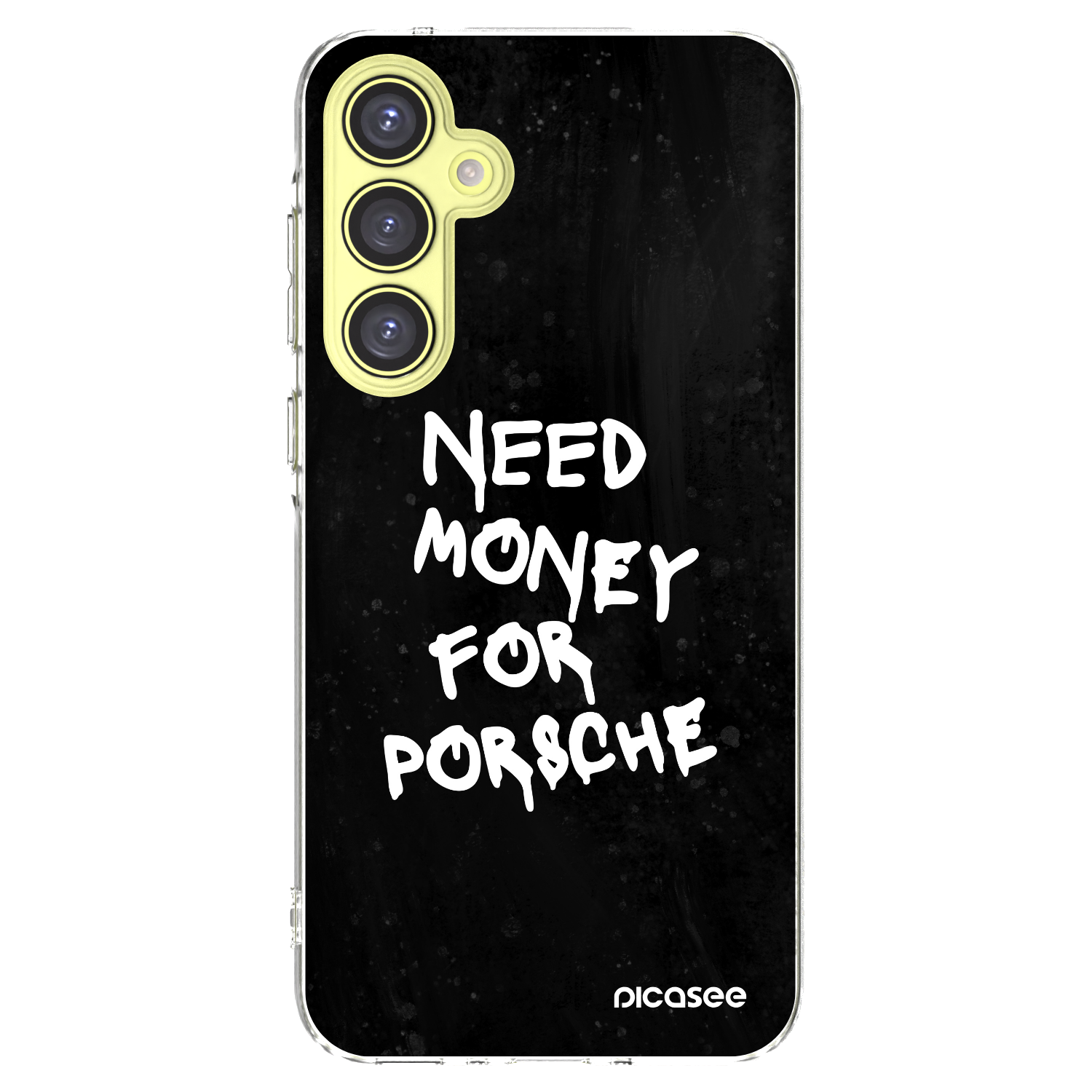 Picasee husă transparentă din silicon pentru Samsung Galaxy A35 5G A356B - Black Dollar