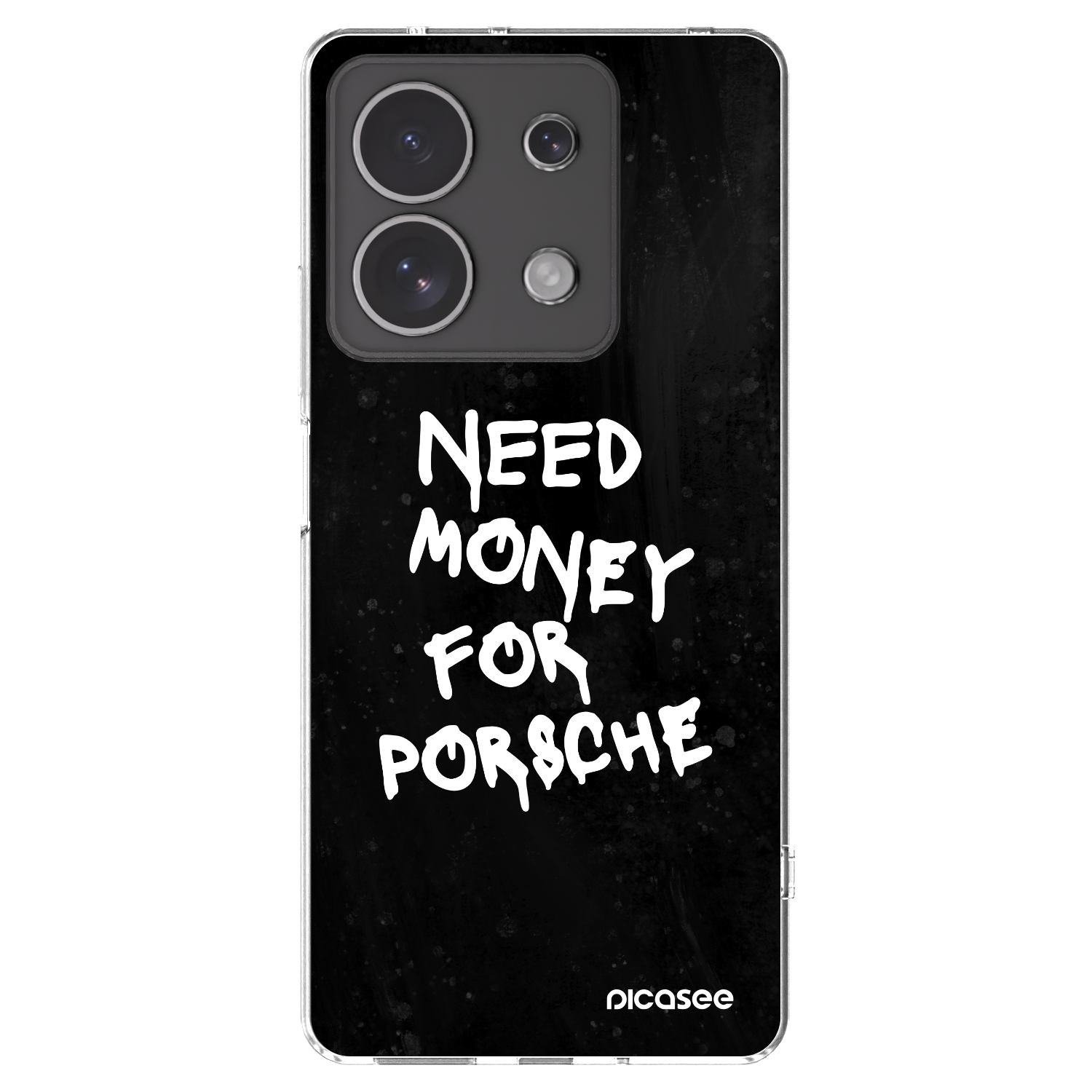 Picasee husă transparentă din silicon pentru Xiaomi Redmi Note 13 4G - Black Dollar