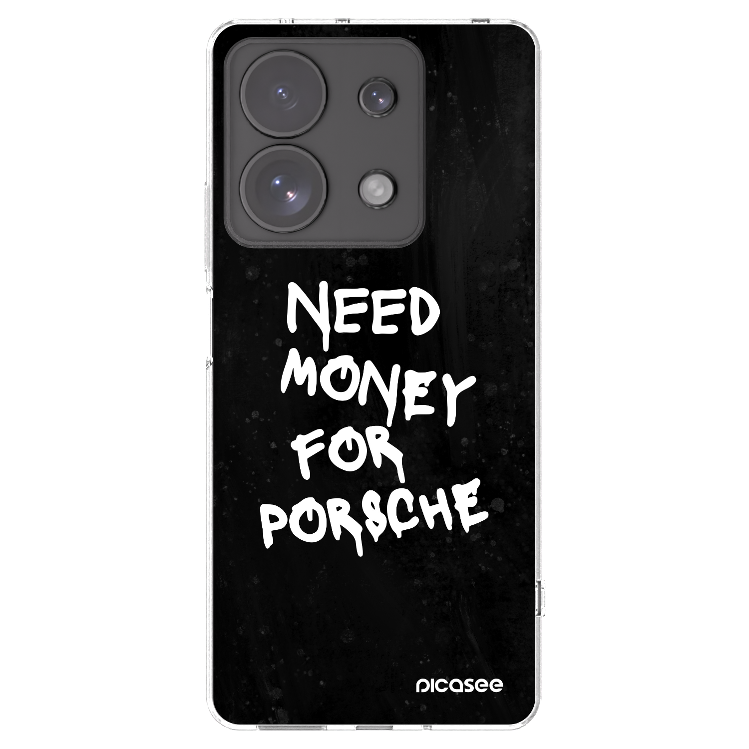Picasee husă transparentă din silicon pentru Xiaomi Redmi Note 13 Pro 4G - Black Dollar
