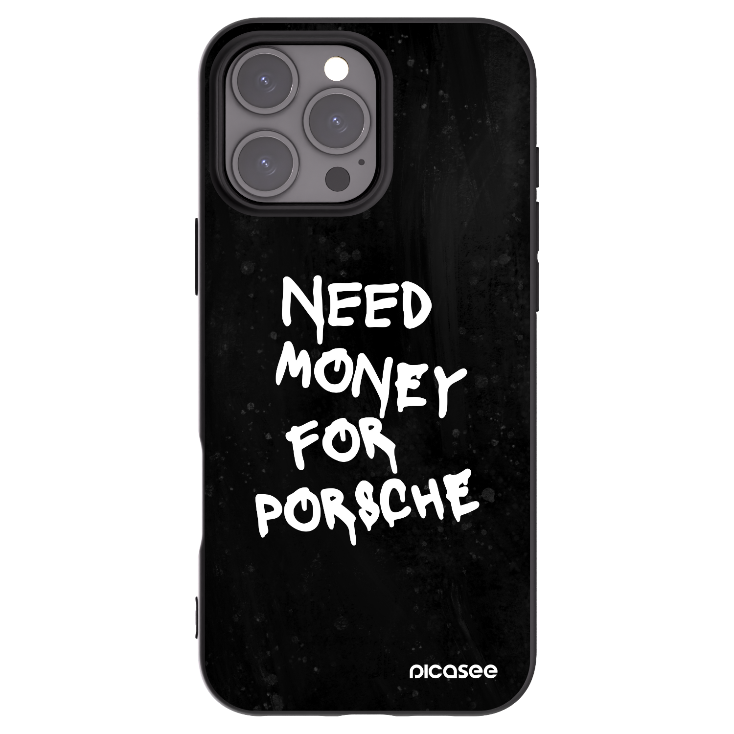 Picasee husă neagră din silicon pentru Apple iPhone 16 Pro Max - Black Dollar