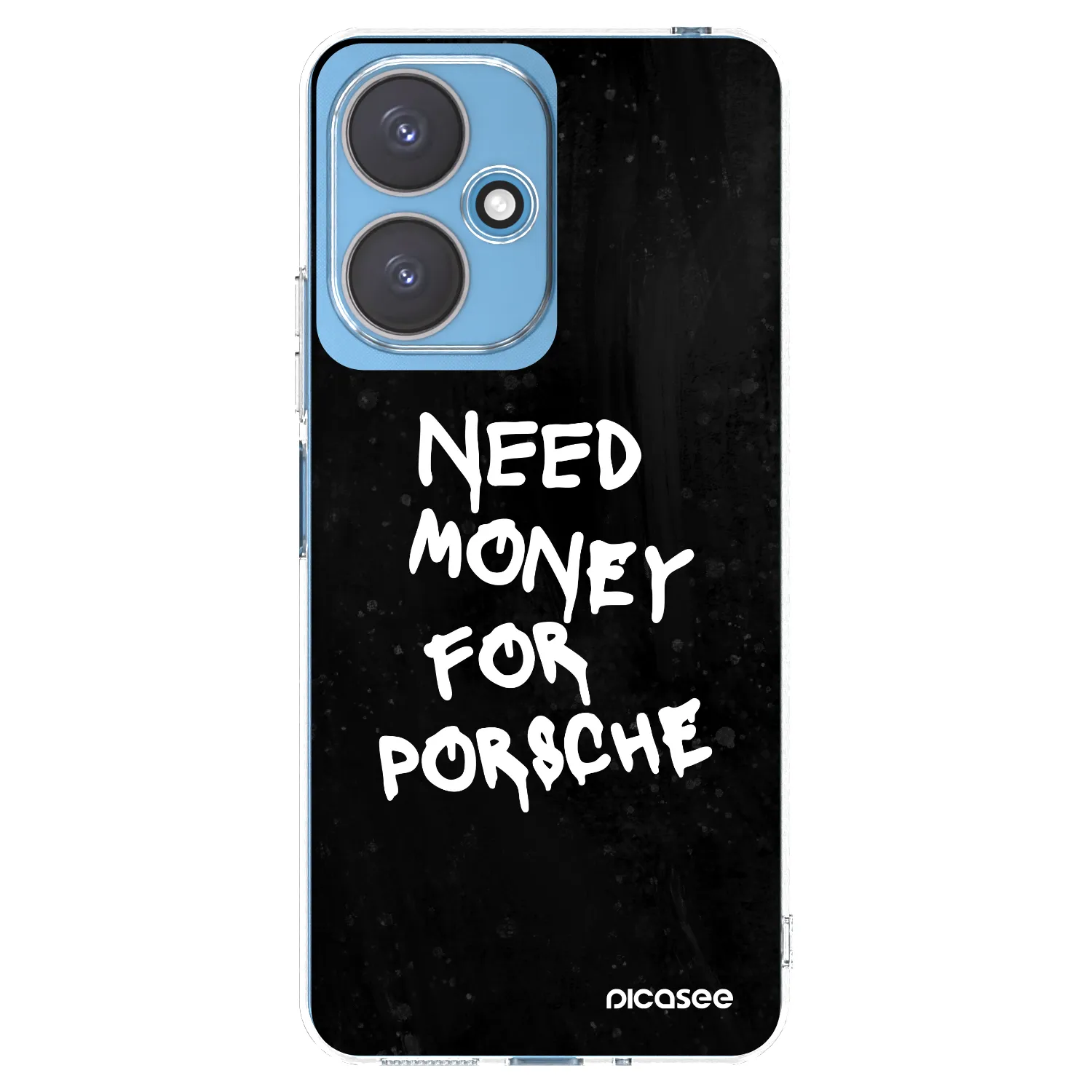 Picasee husă transparentă din silicon pentru Xiaomi Redmi 13C 5G - Black Dollar