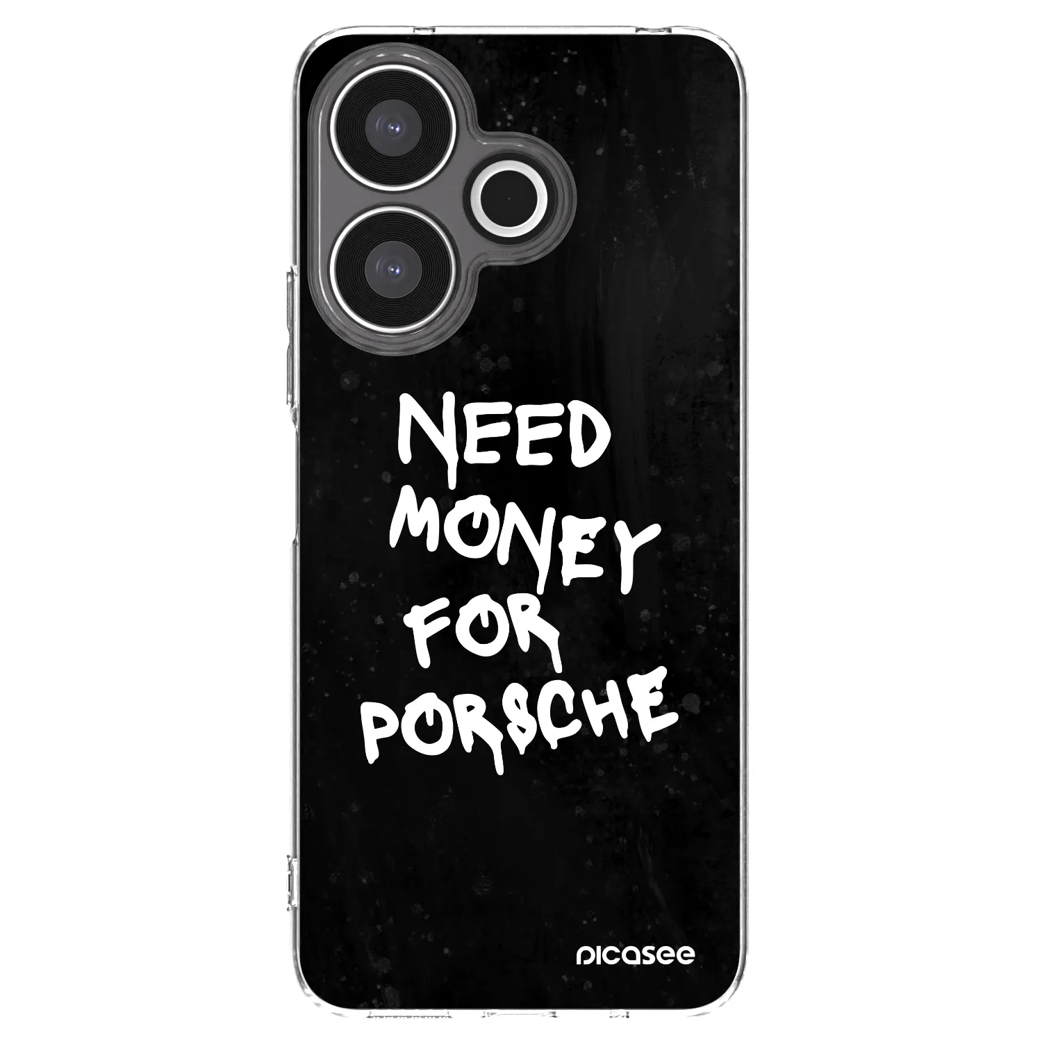 Picasee husă transparentă din silicon pentru Xiaomi Redmi 13 4G - Black Dollar