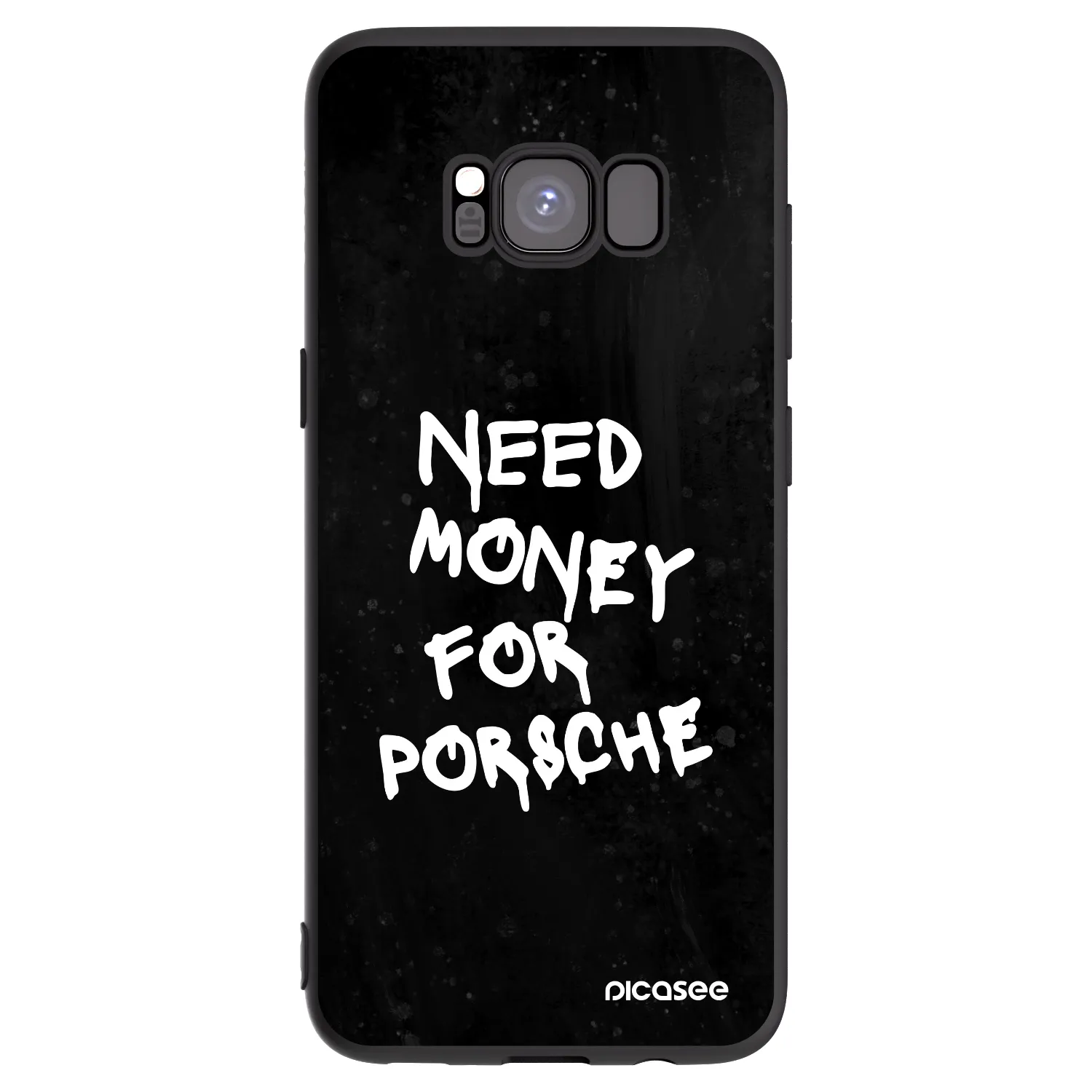 Picasee husă neagră din silicon pentru Samsung Galaxy S8 G950F - Black Dollar