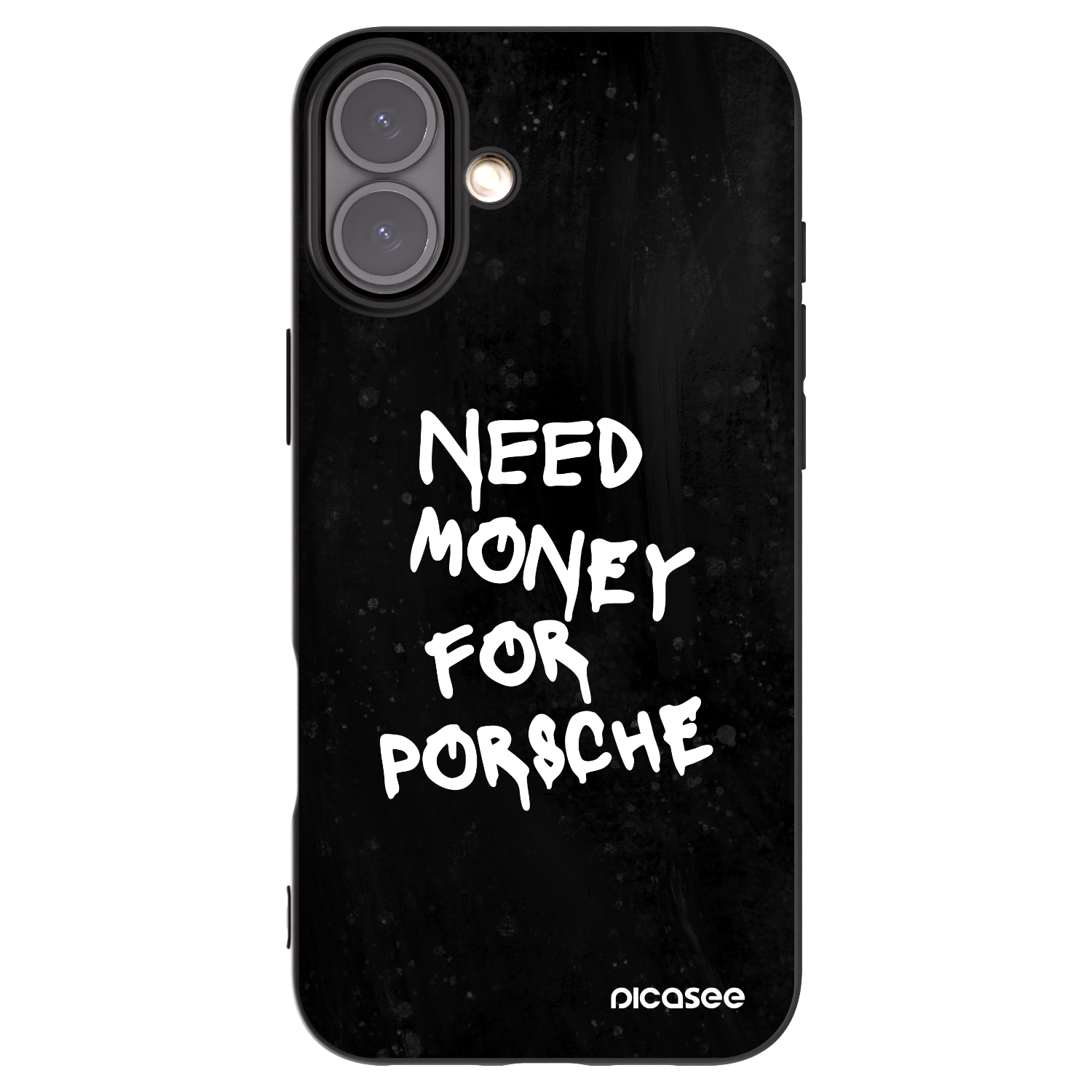 Picasee husă neagră din silicon pentru Apple iPhone 16 Plus - Black Dollar