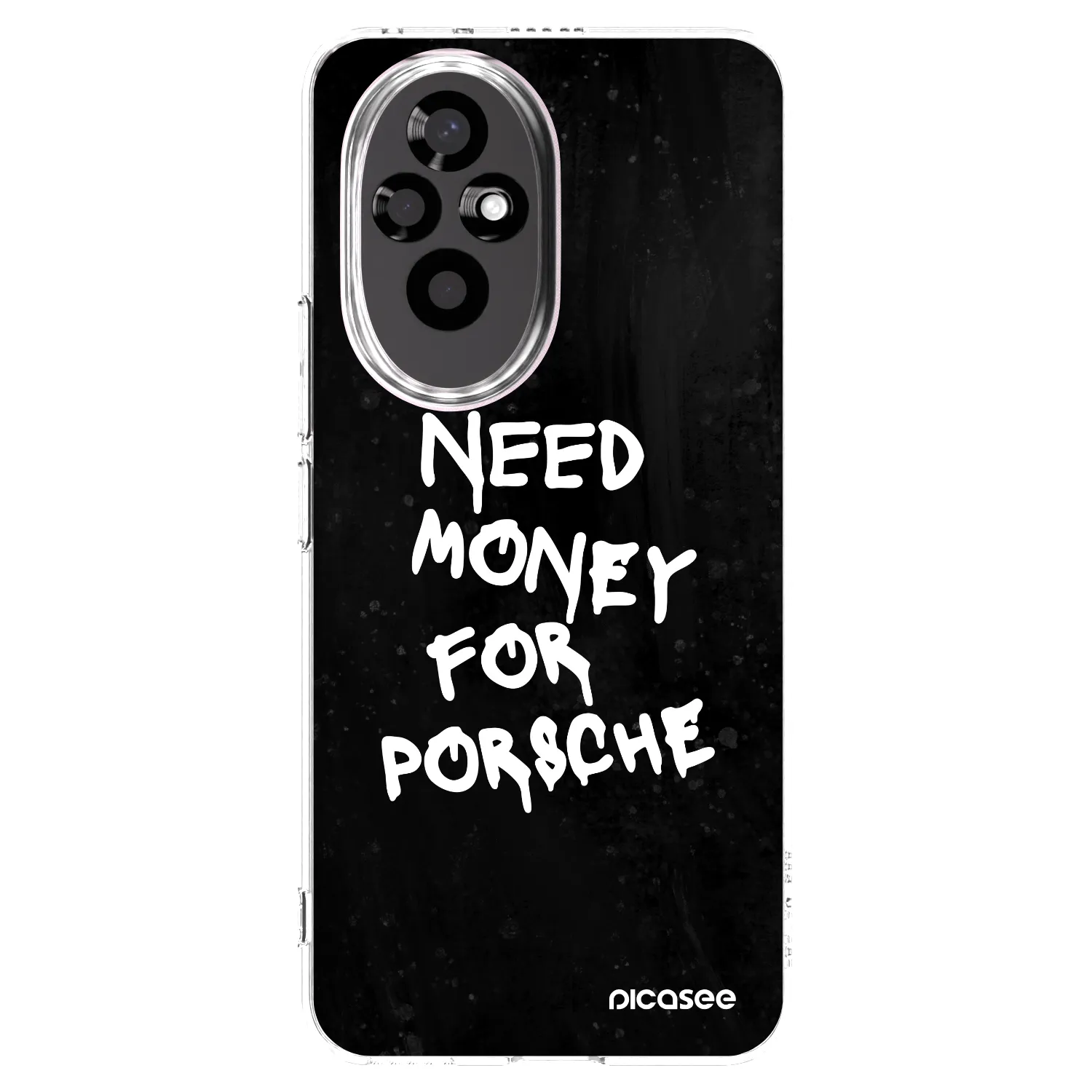 Picasee husă transparentă din silicon pentru Honor 200 5G - Black Dollar