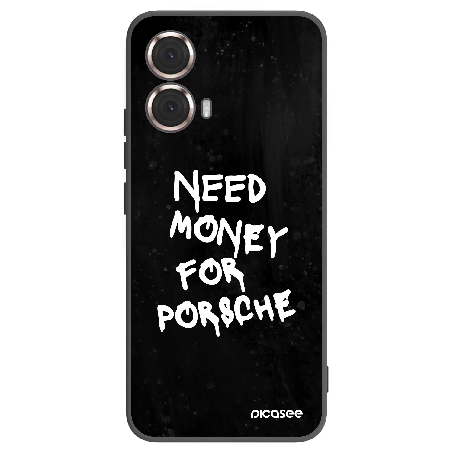 Picasee husă neagră din silicon pentru Motorola Moto G85 - Black Dollar