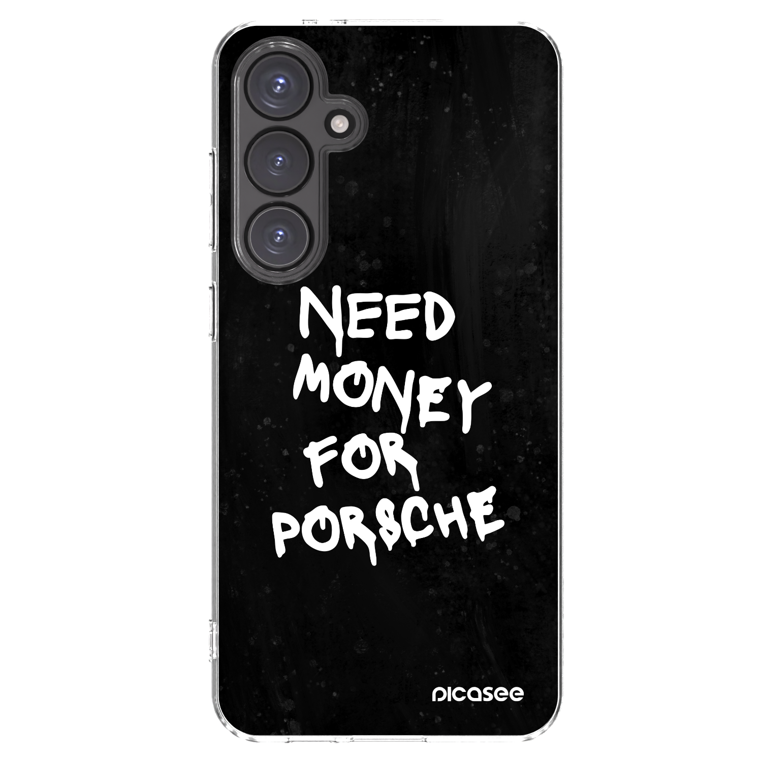 Picasee husă transparentă din silicon pentru Samsung Galaxy S24 FE S721B - Black Dollar