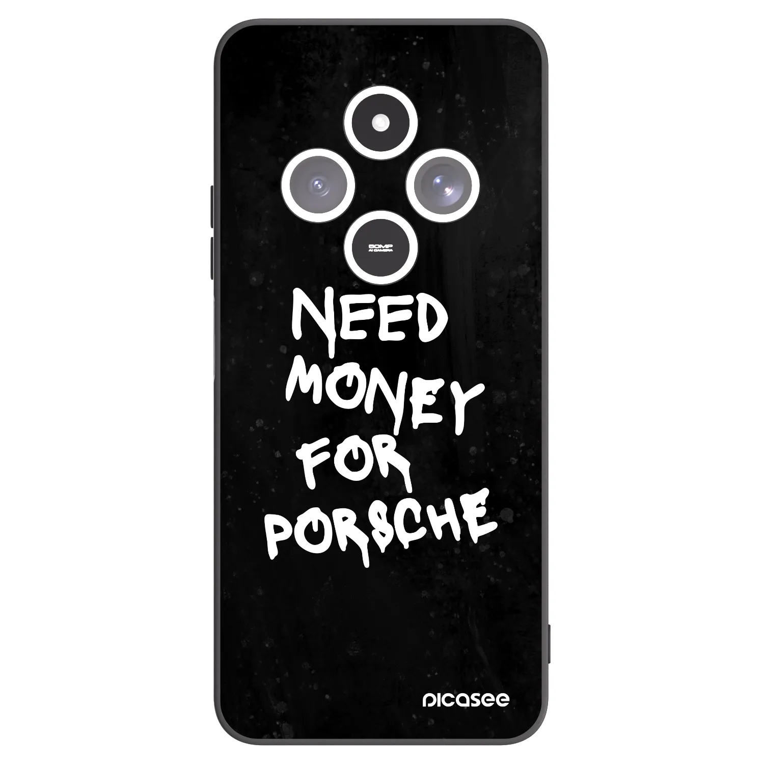 Picasee husă neagră din silicon pentru Xiaomi Redmi 14C - Black Dollar