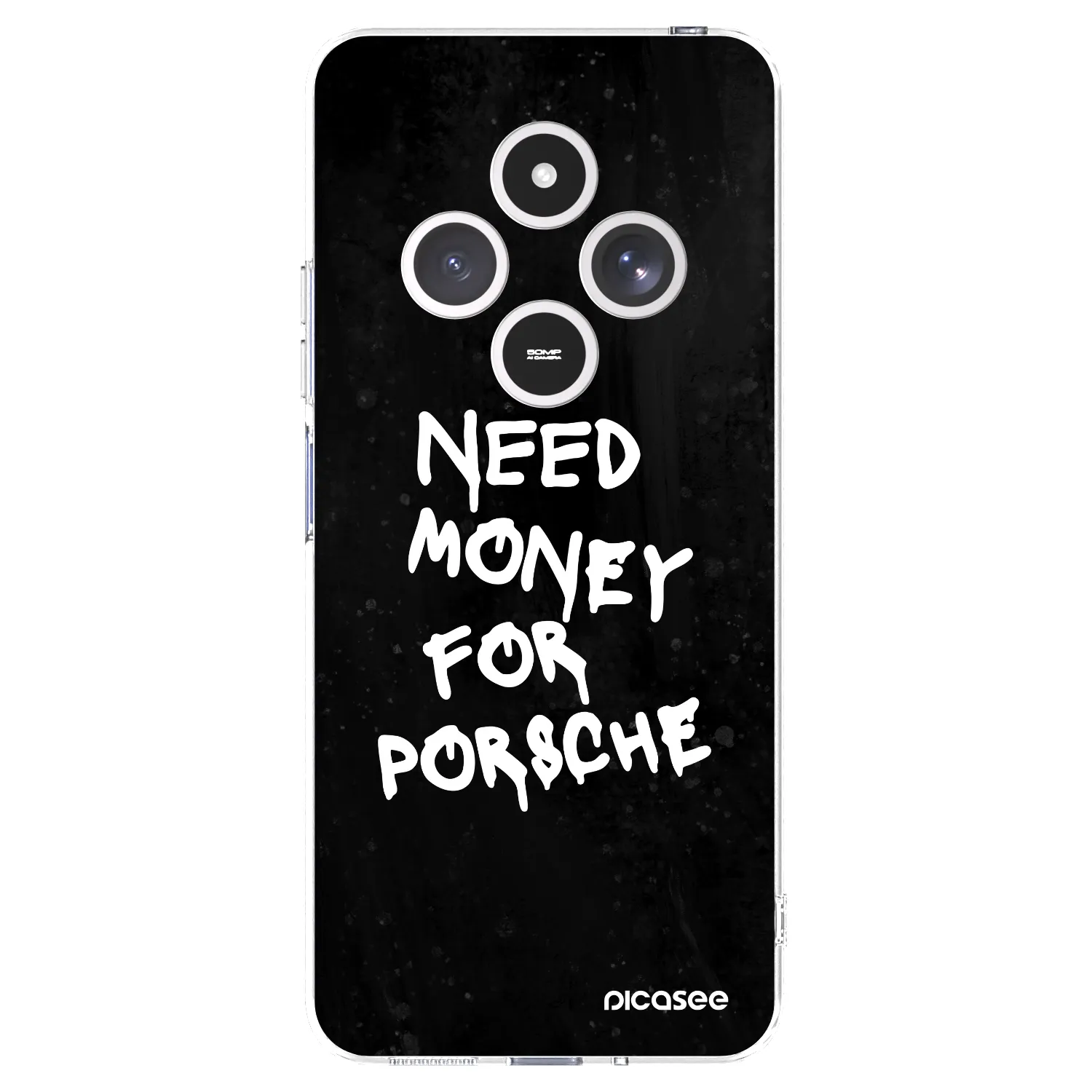 Picasee husă transparentă din silicon pentru Xiaomi Redmi 14C - Black Dollar